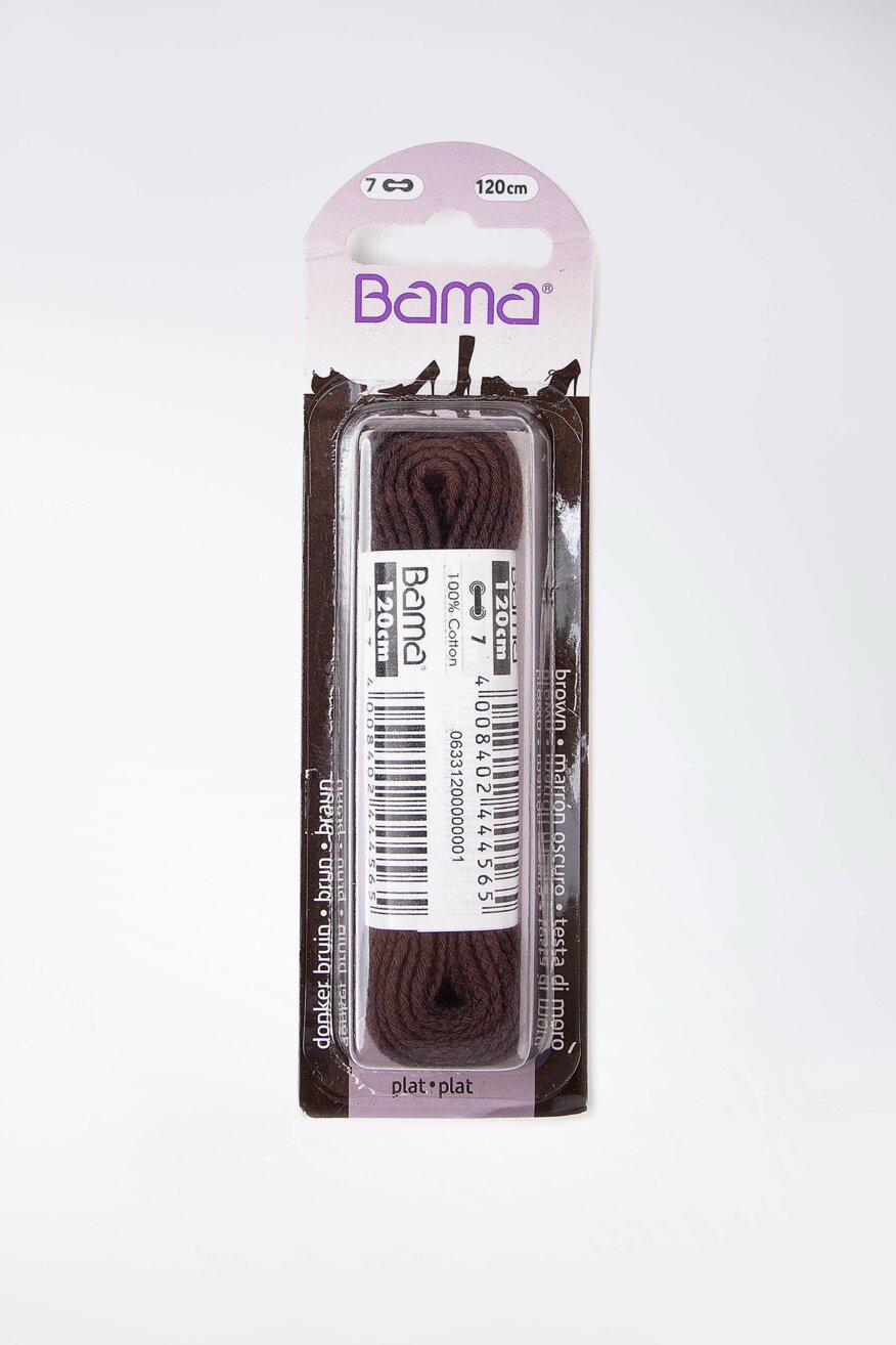 
                BAMA - Sznurówki do obuwia brązowe - 4008402013280