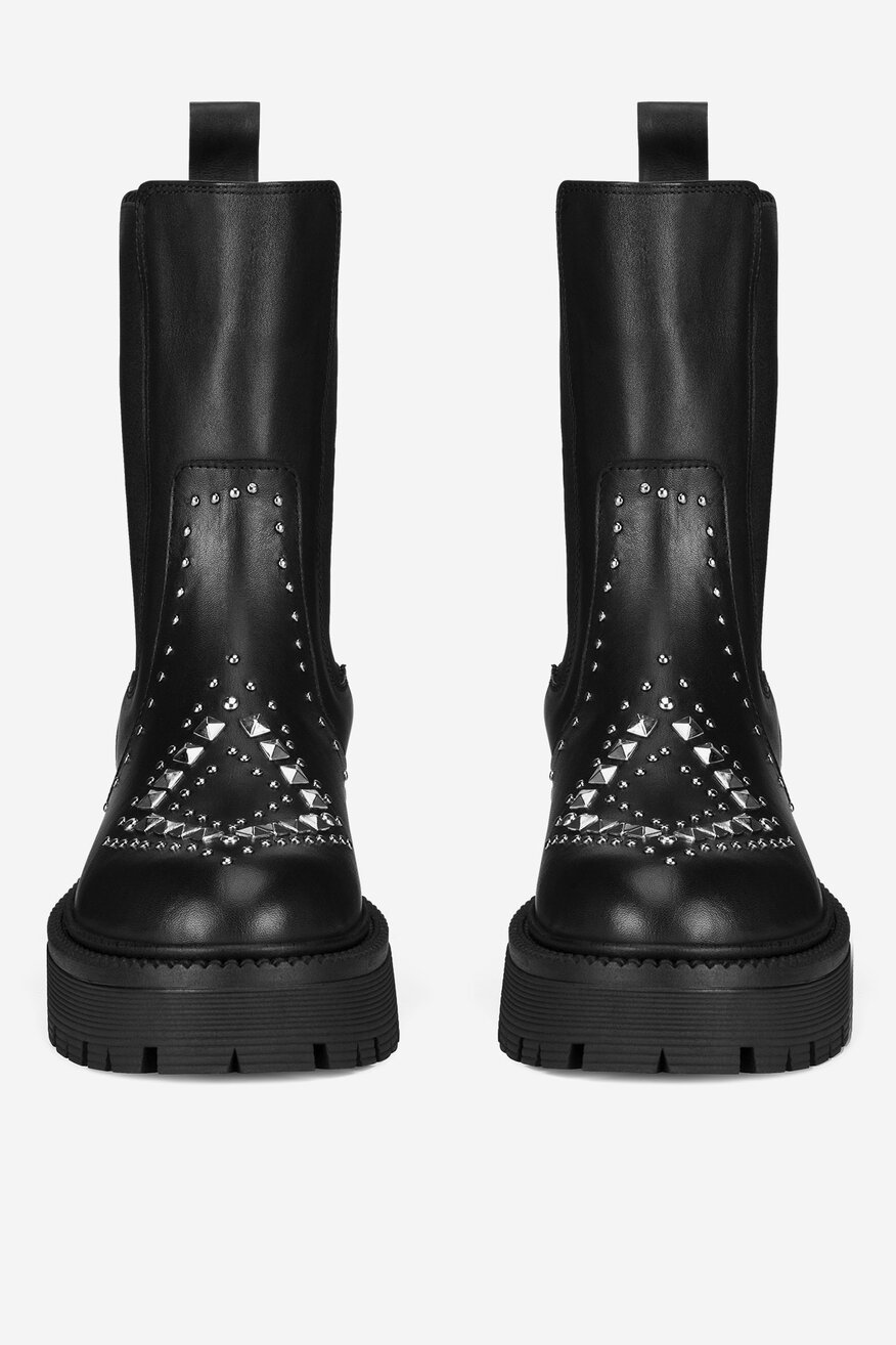 EVA MINGE - Sztyblety skórzane - 5905588786573