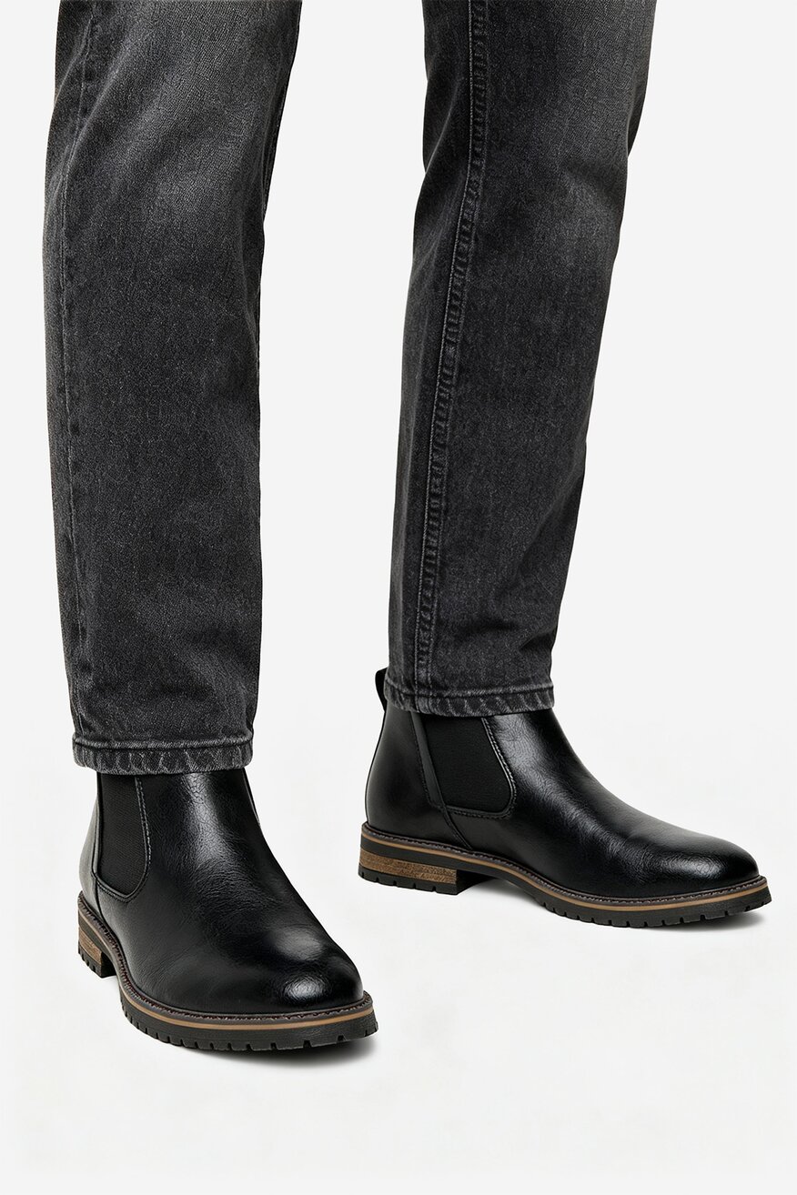 
                Bokacsizma Lanetti FEKETE - 5906751400494