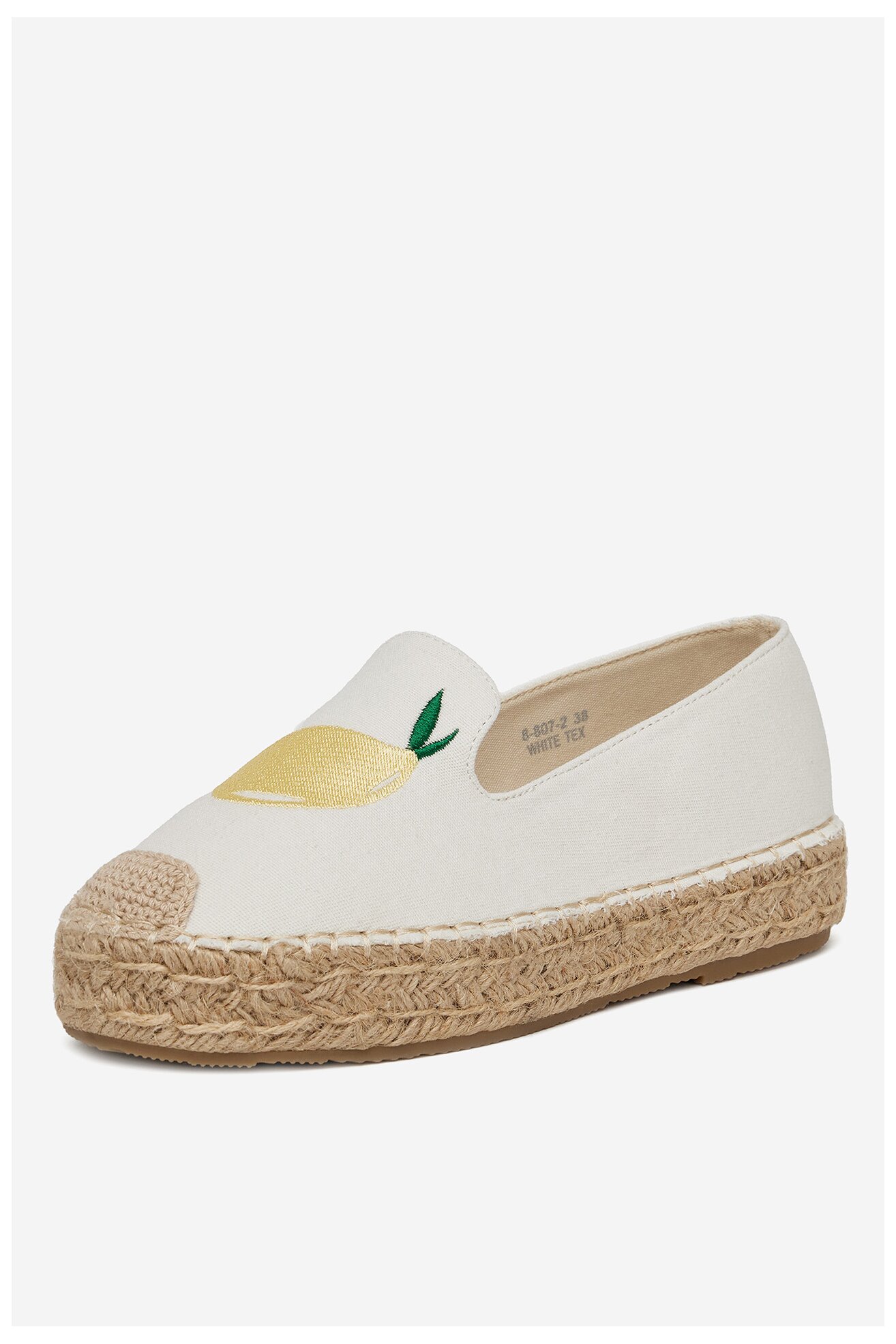 Espadryle DeeZee 8-807-2 Biały