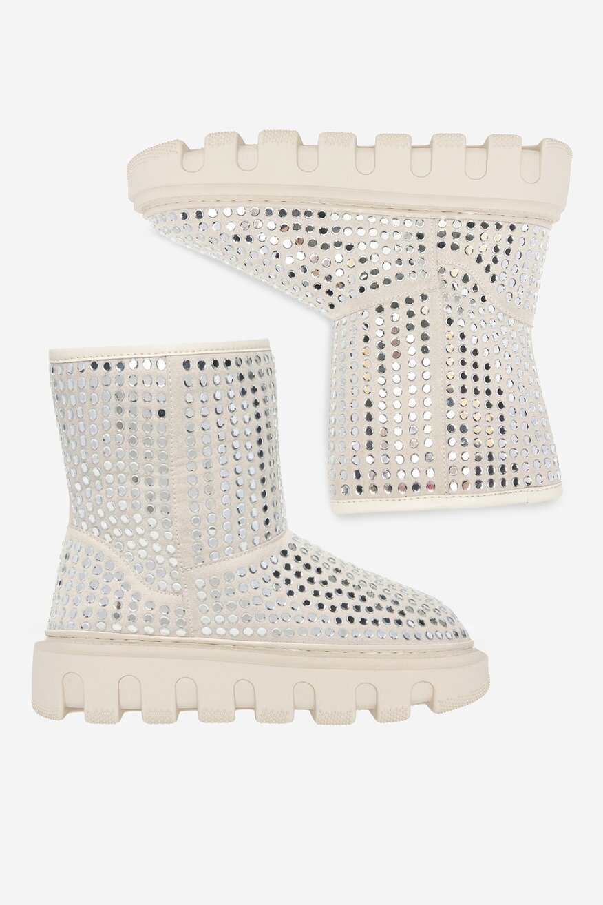 
                EVA MINGE - Śniegowce skórzane ocieplane - 5906751324974