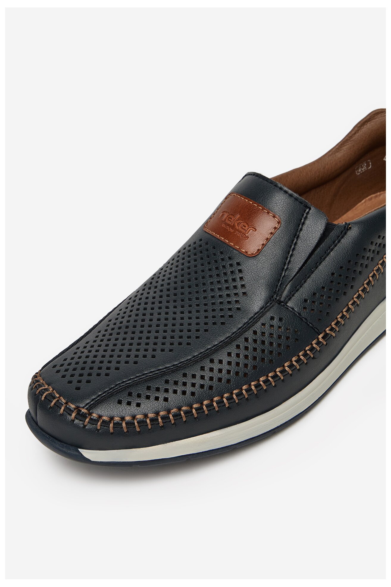 Polobotka Rieker 11950-14 TMAVĚ MODRÁ