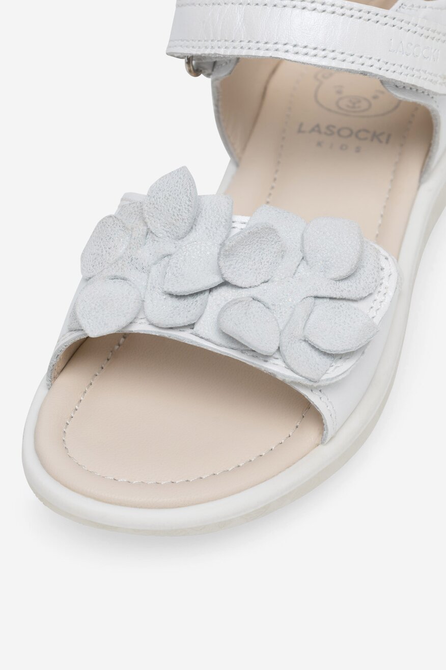 
                Lasocki Kids - Sandały skórzane na rzepy - 5905588566199