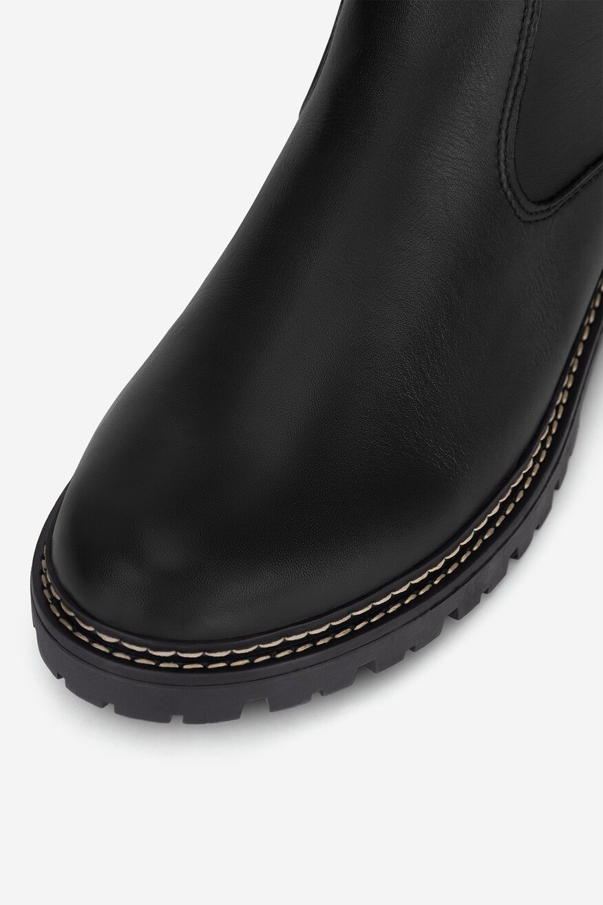 
                Remonte - Oficerki skórzane ocieplane - 2230068904011