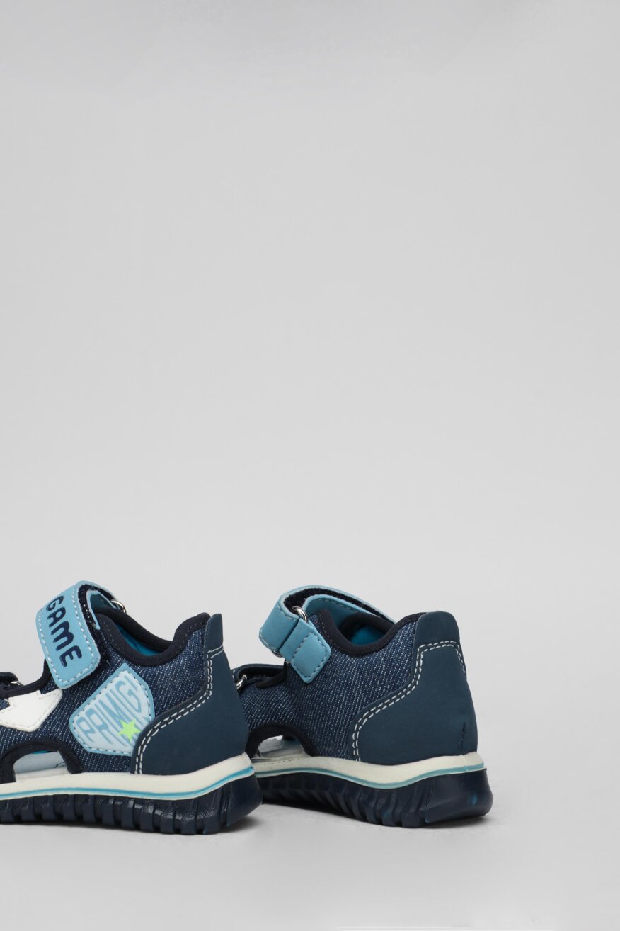 
                Primigi - Sandały niebieskie na rzep - 5903698493459