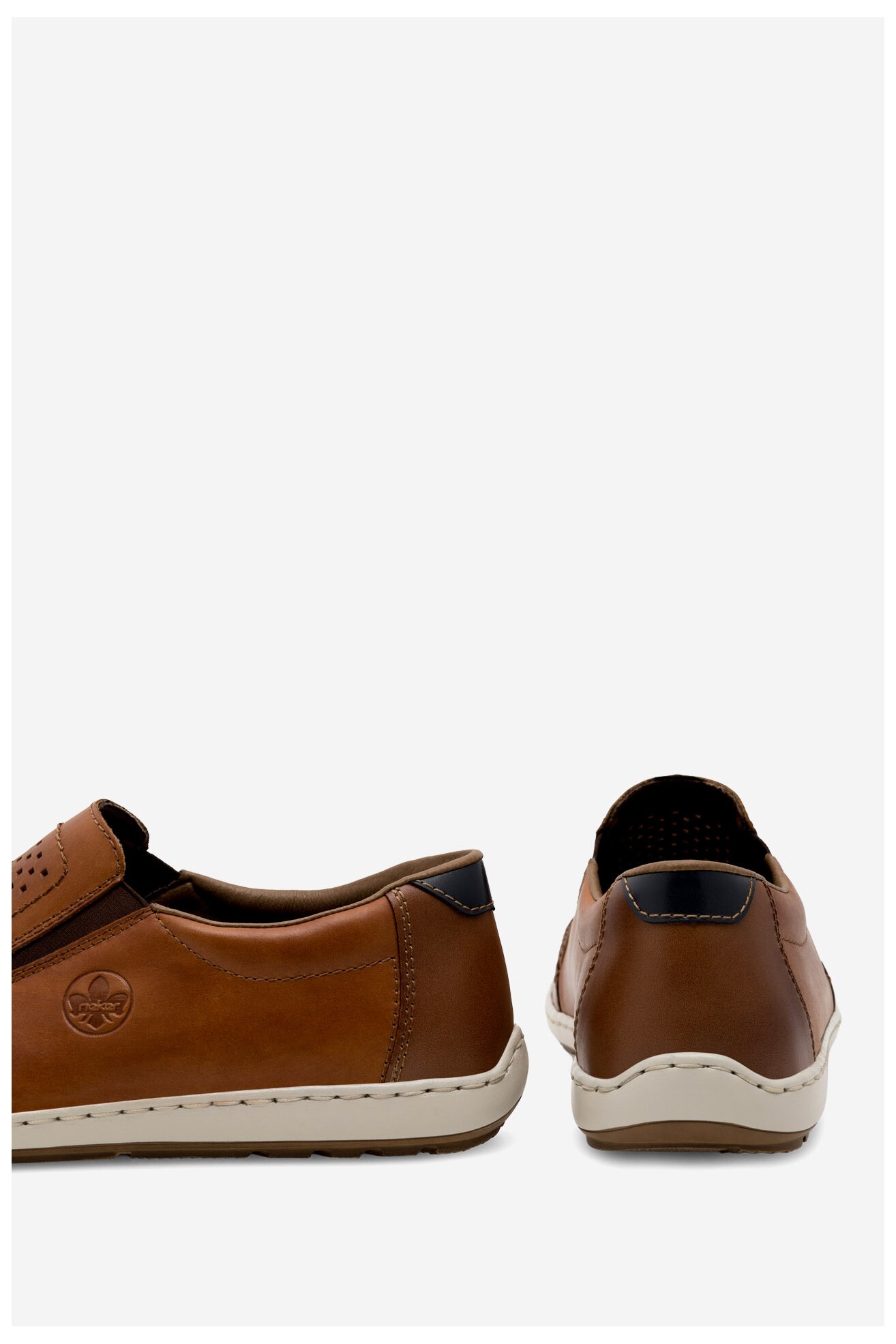 Półbuty Rieker 08868-24 Brązowy