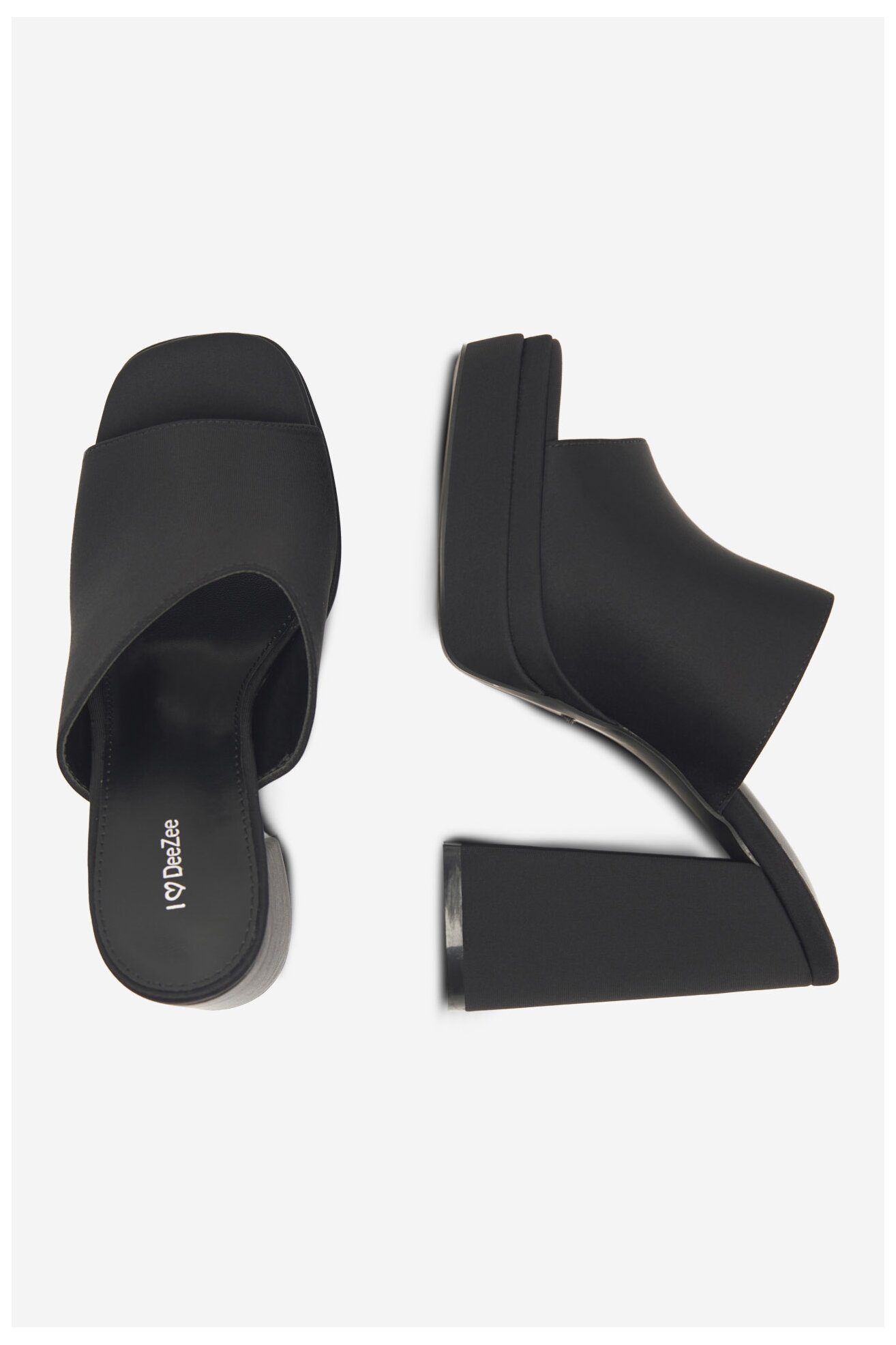 Klapki DeeZee TS5527-01 Czarny