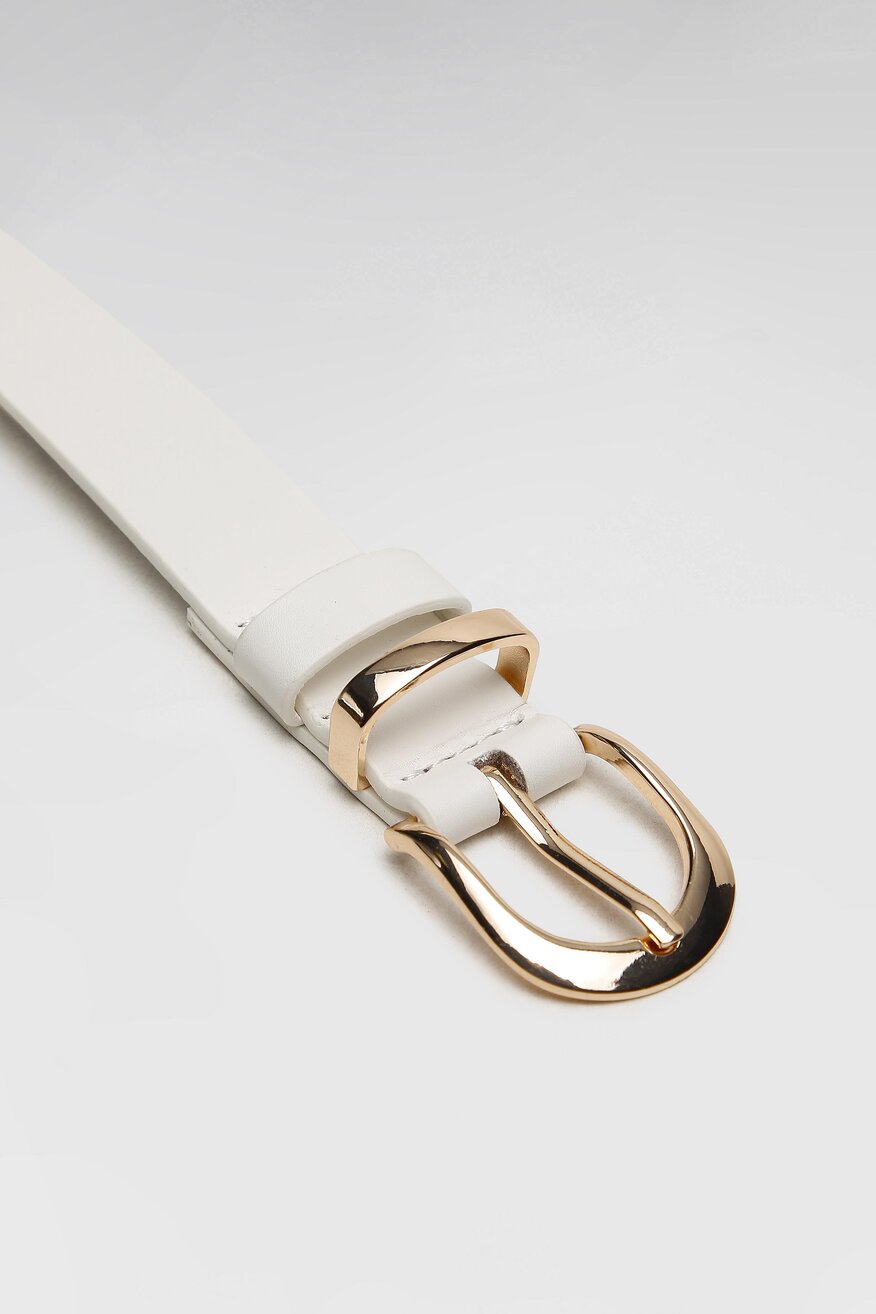 
                Jenny Fairy - Pasek damski pastelowy biały - 5904248381332