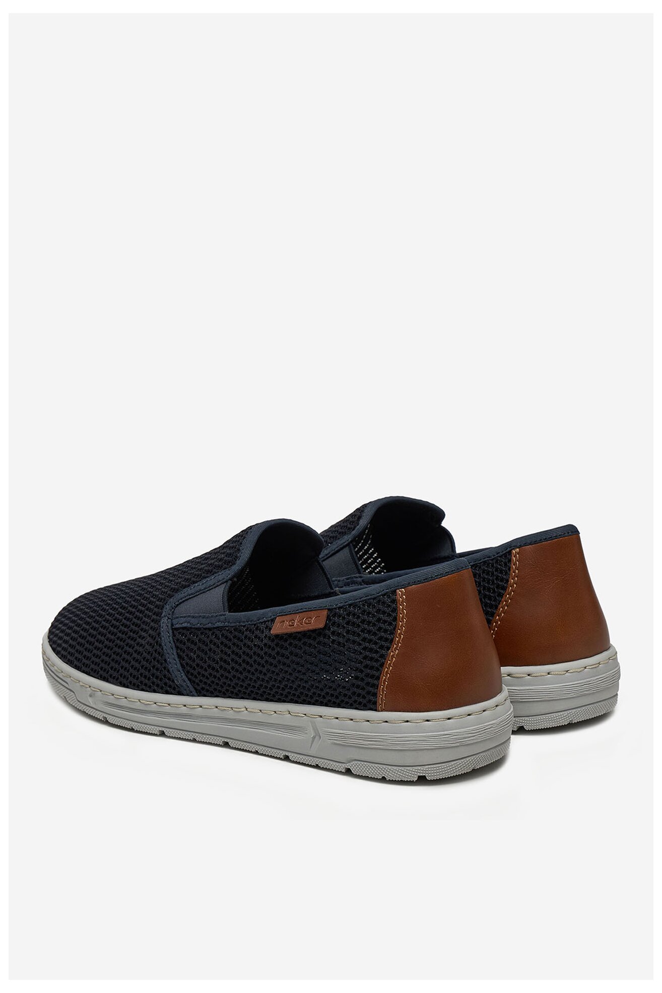 Polobotka Rieker 08676-14 TMAVĚ MODRÁ