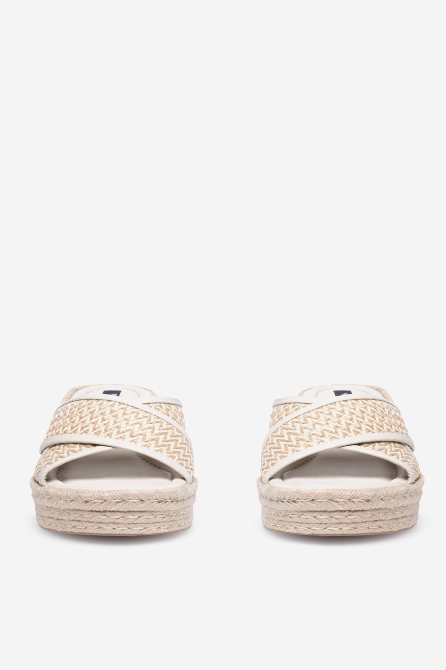 Pantofle NINE WEST BÉŽOVÁ - 5905588563594