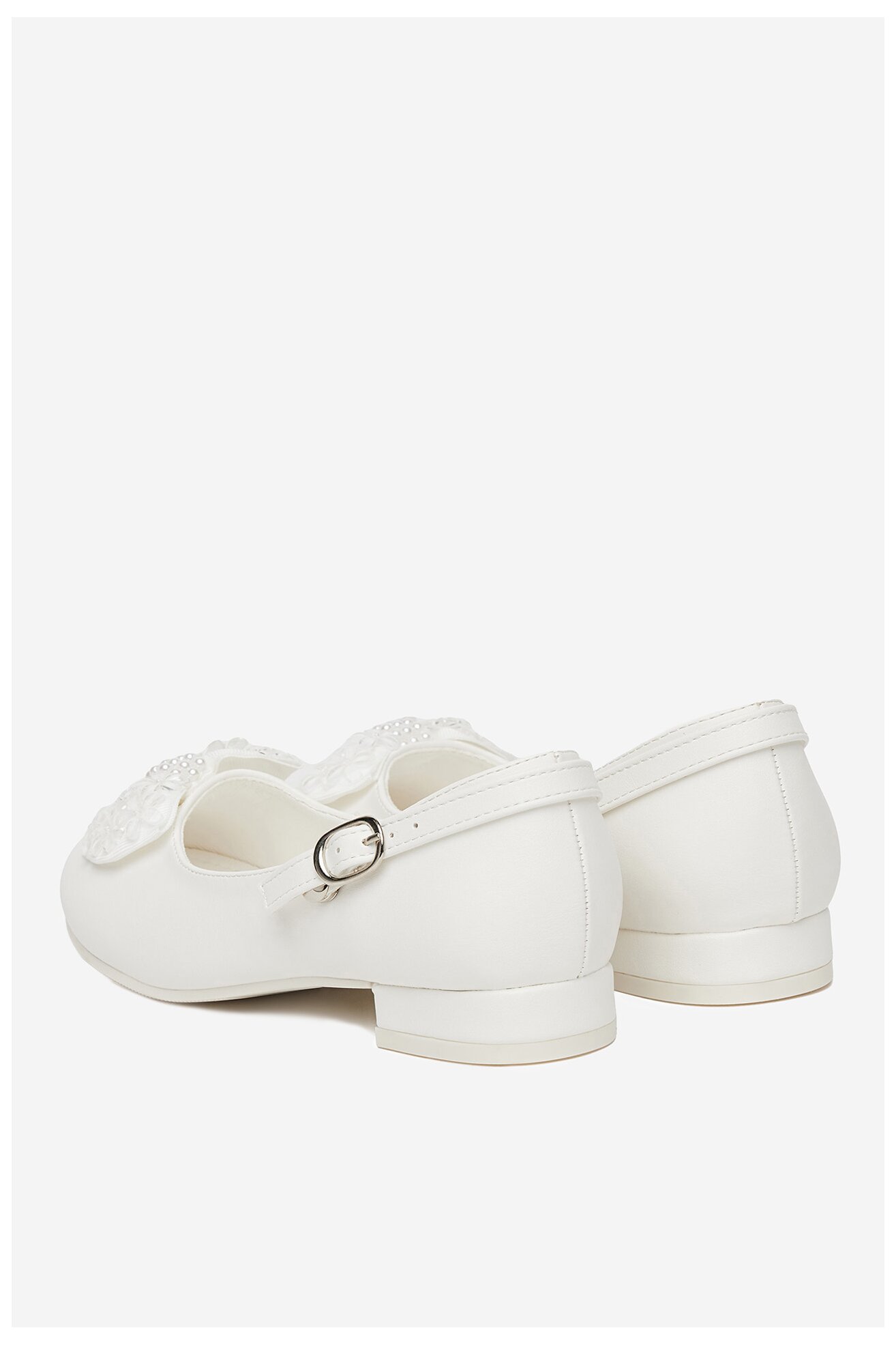 Baleriny Nelli Blu CS23120-06 Biały