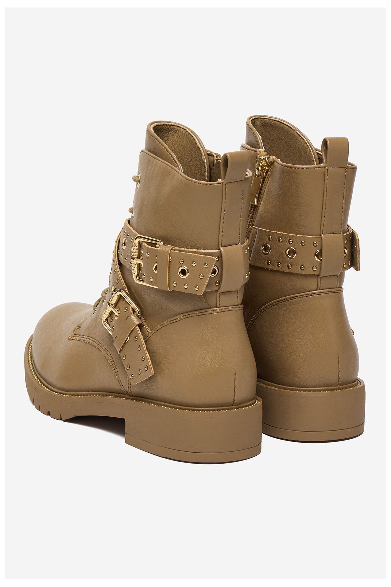 Bokacsizma DeeZee 15161-1-BEIGE PU BÉZS