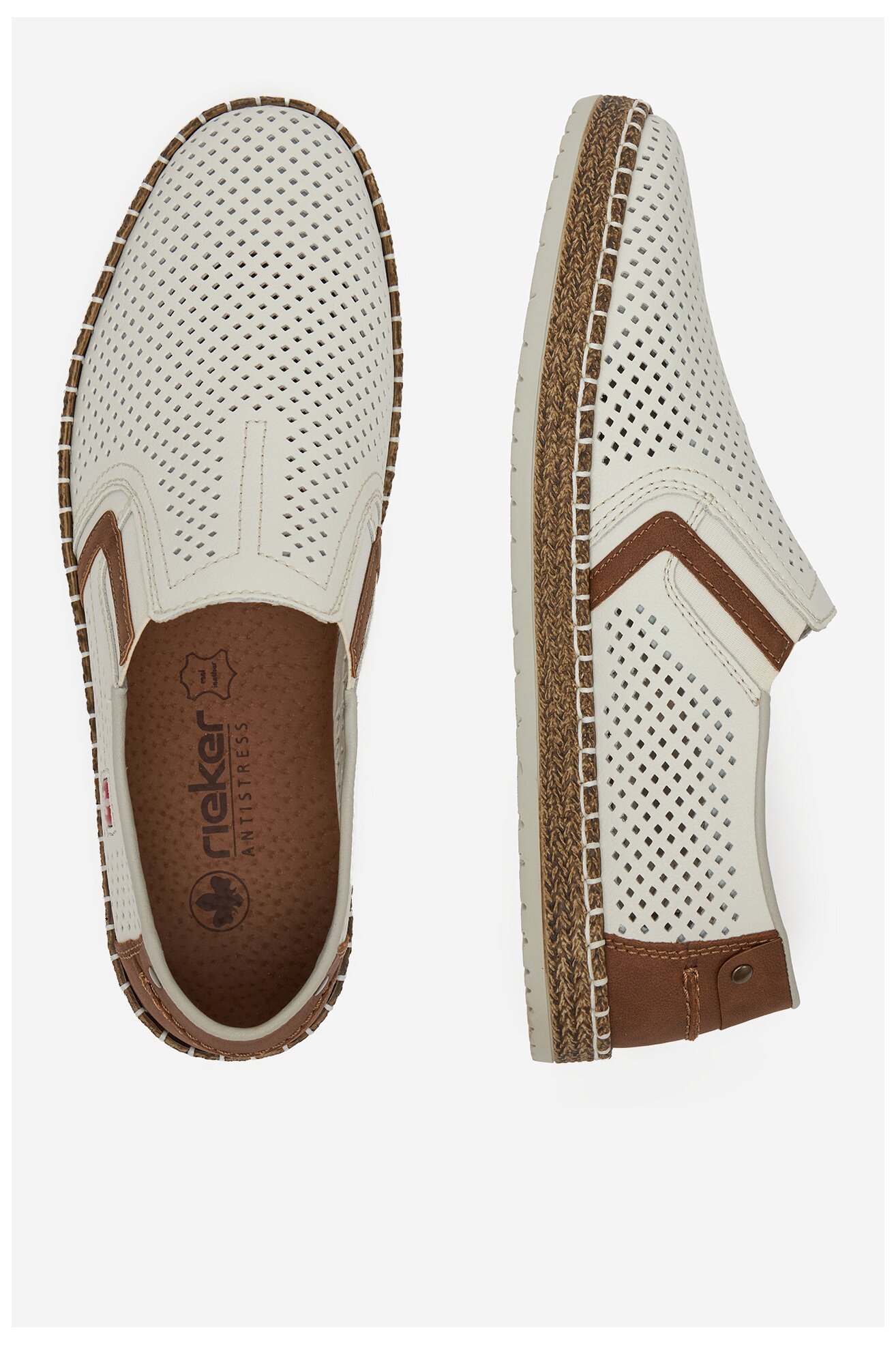 Eспадрили Rieker B5297-80 БЯЛ