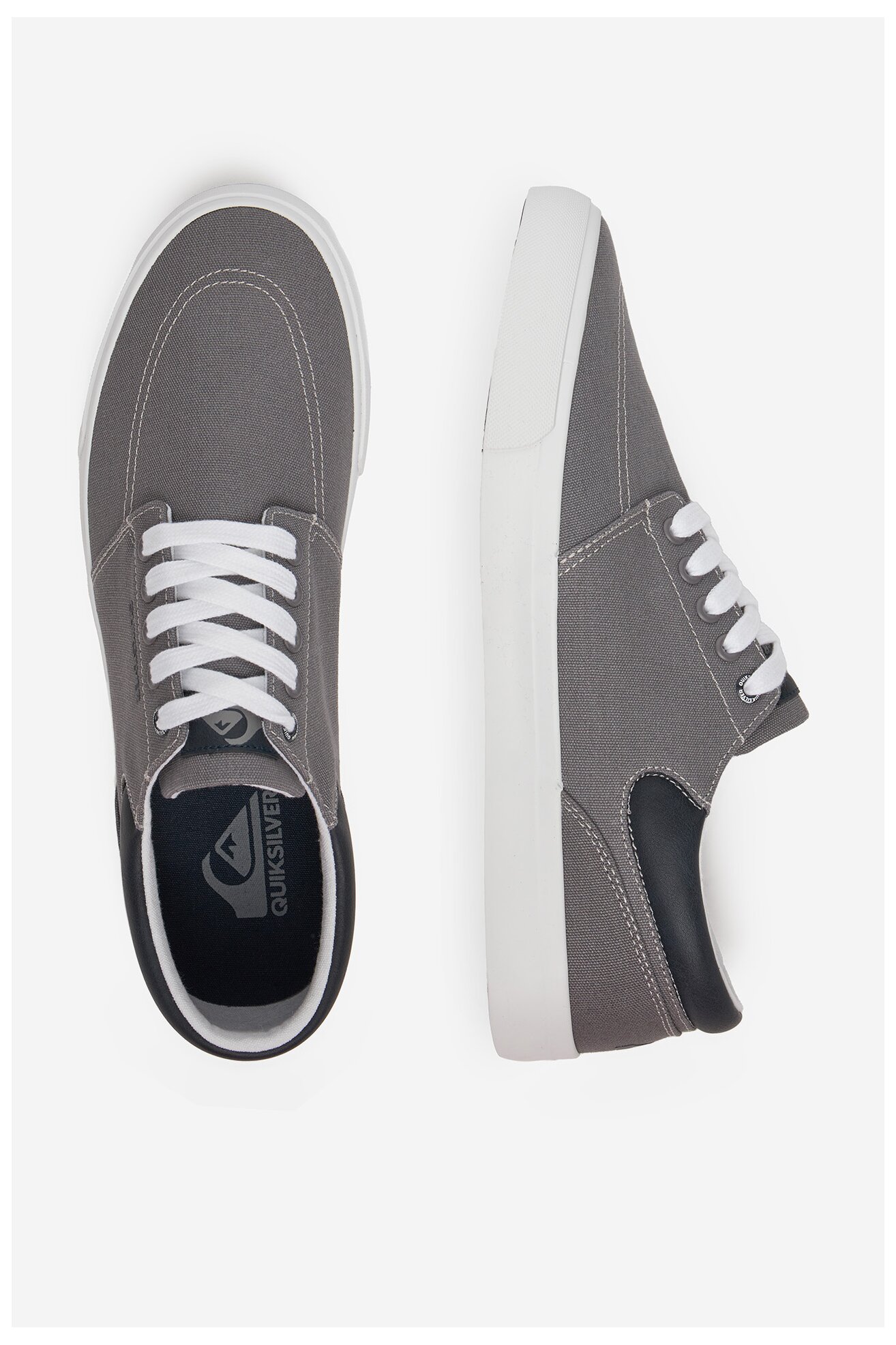 Vászoncipő QUIKSILVER ZEKE-02 VILÁGOSSZÜRKE