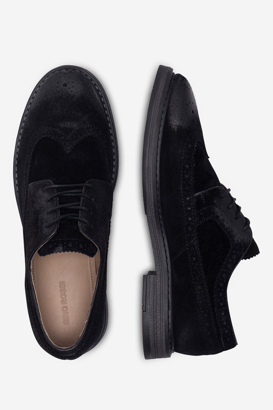 Gino Rossi - Półbuty zamszowe - 5905588553090