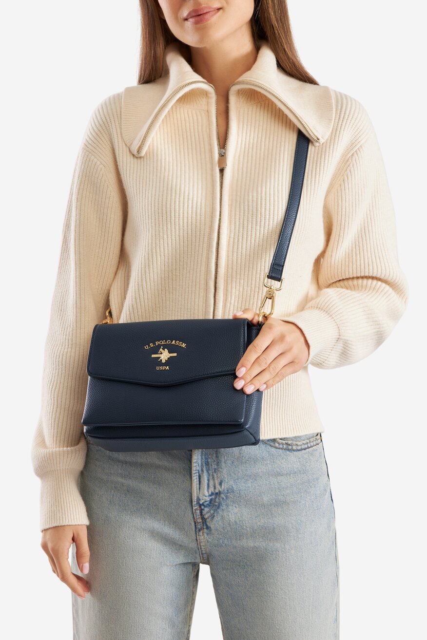 
                Дамска чанта U.S. POLO ASSN. КОБАЛТОВО СИНЬО - 5905588980209