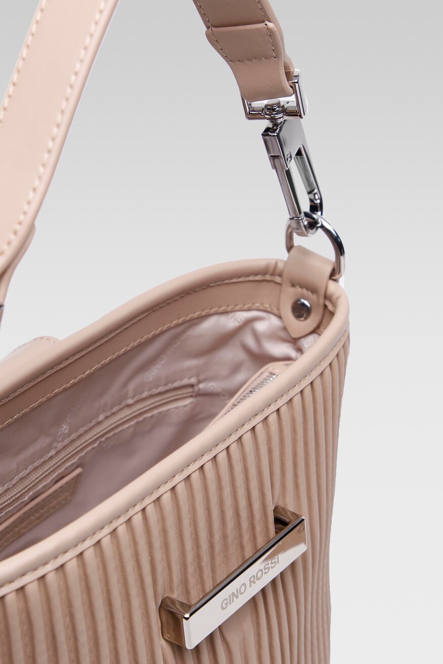 
                Gino Rossi - Torebka skórzane beżowe - 5904248076757