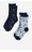Ponožky Action Boy 8KB-006-AW23 (2-PACK) BLANKYTNĚ MODRÁ