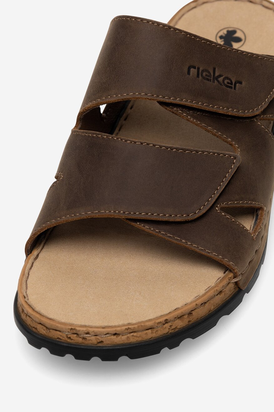 
                Rieker - Klapki zamszowe - 2230056262086