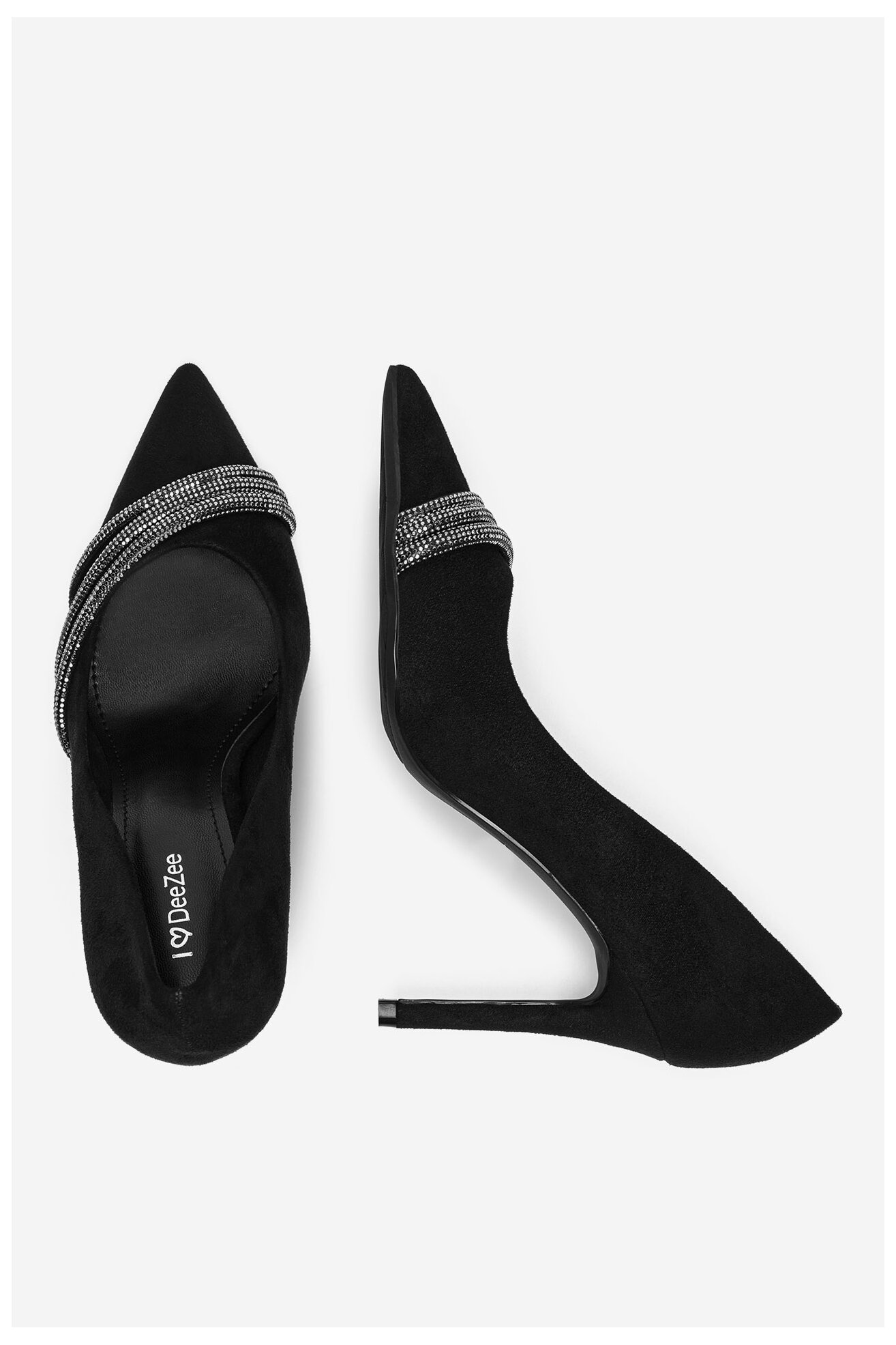 Pantofi cu toc DeeZee GA0-1931 NEGRU