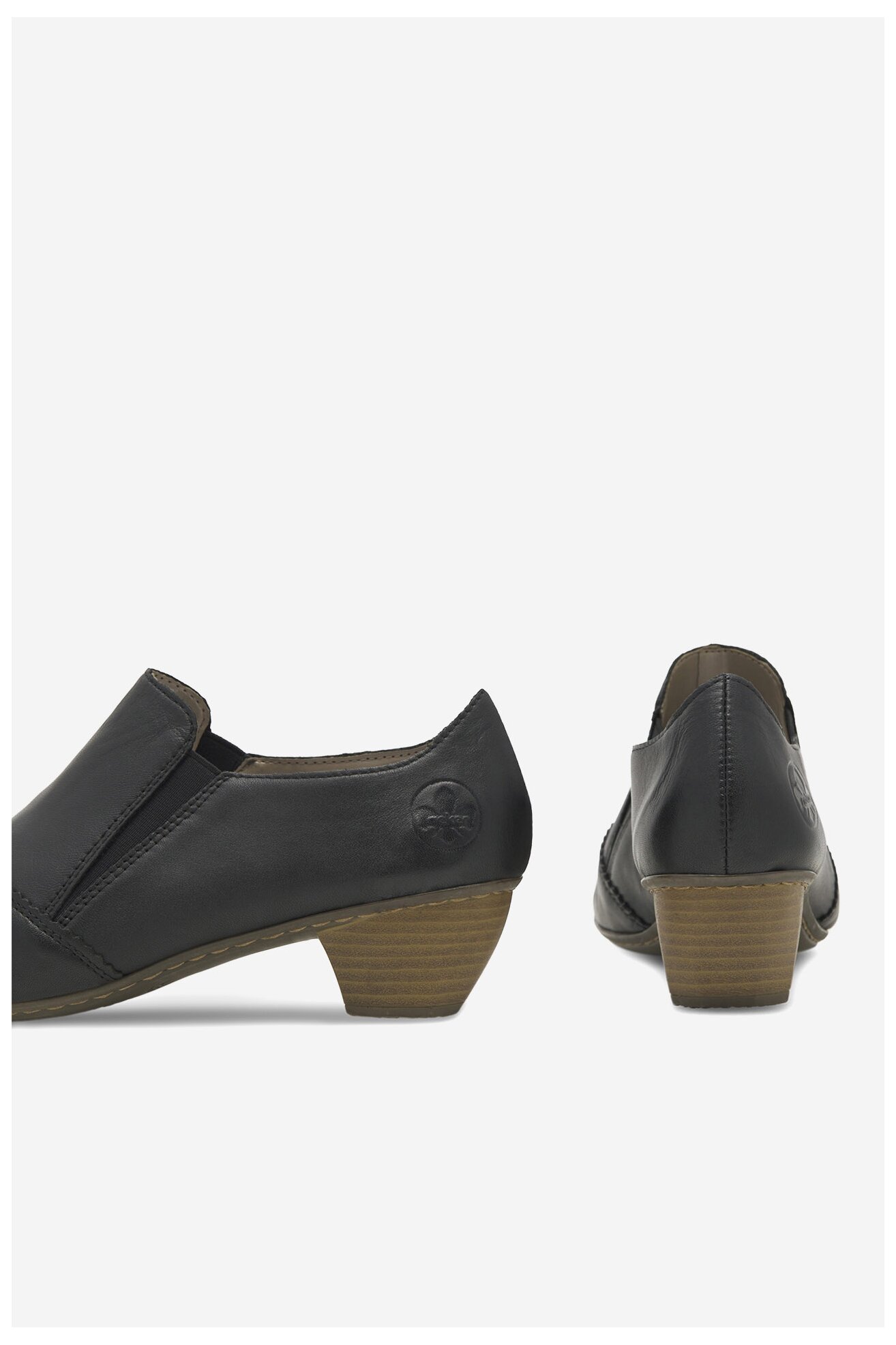 Półbuty Rieker 41751-01 Czarny