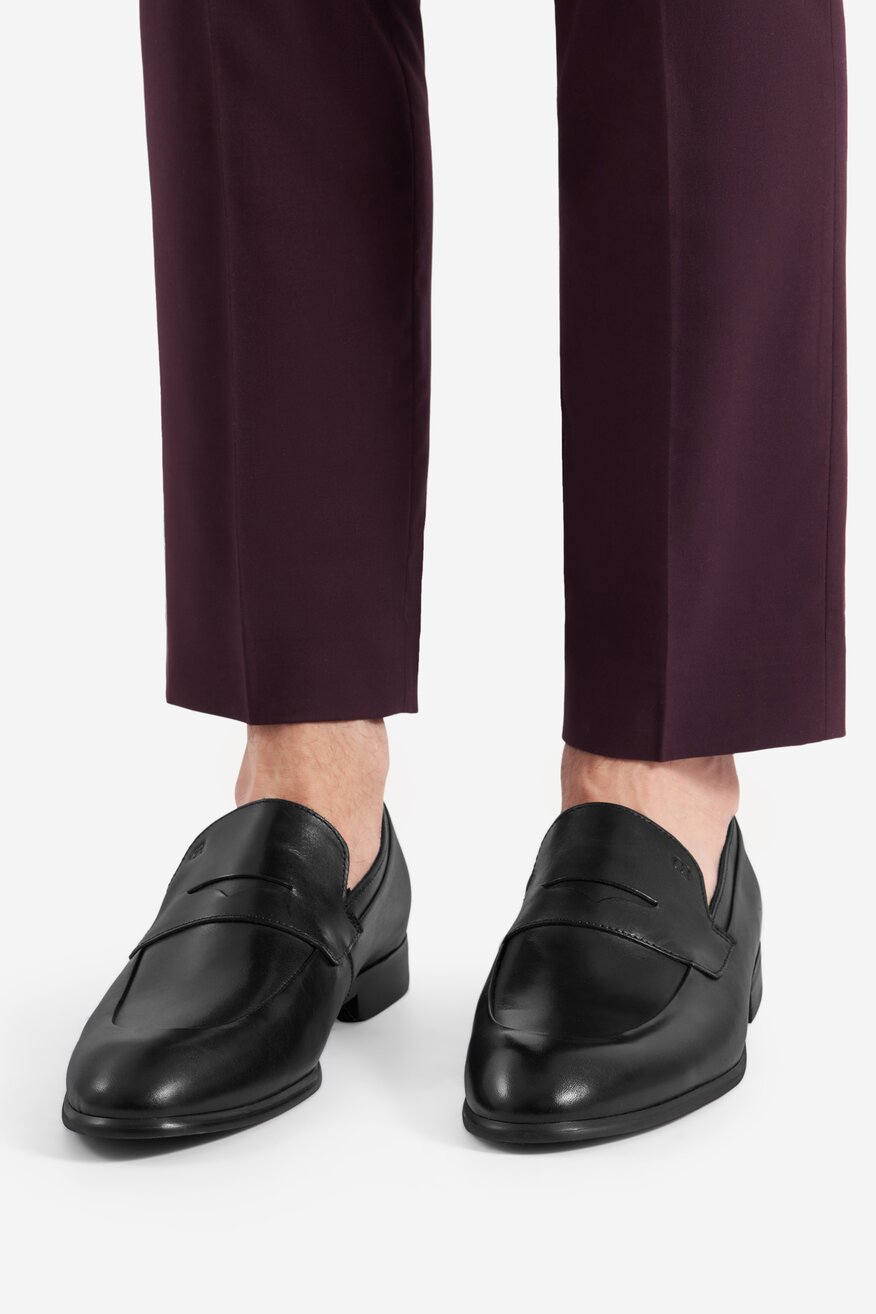 Gino Rossi - Loafersy skórzane - 5905588880653