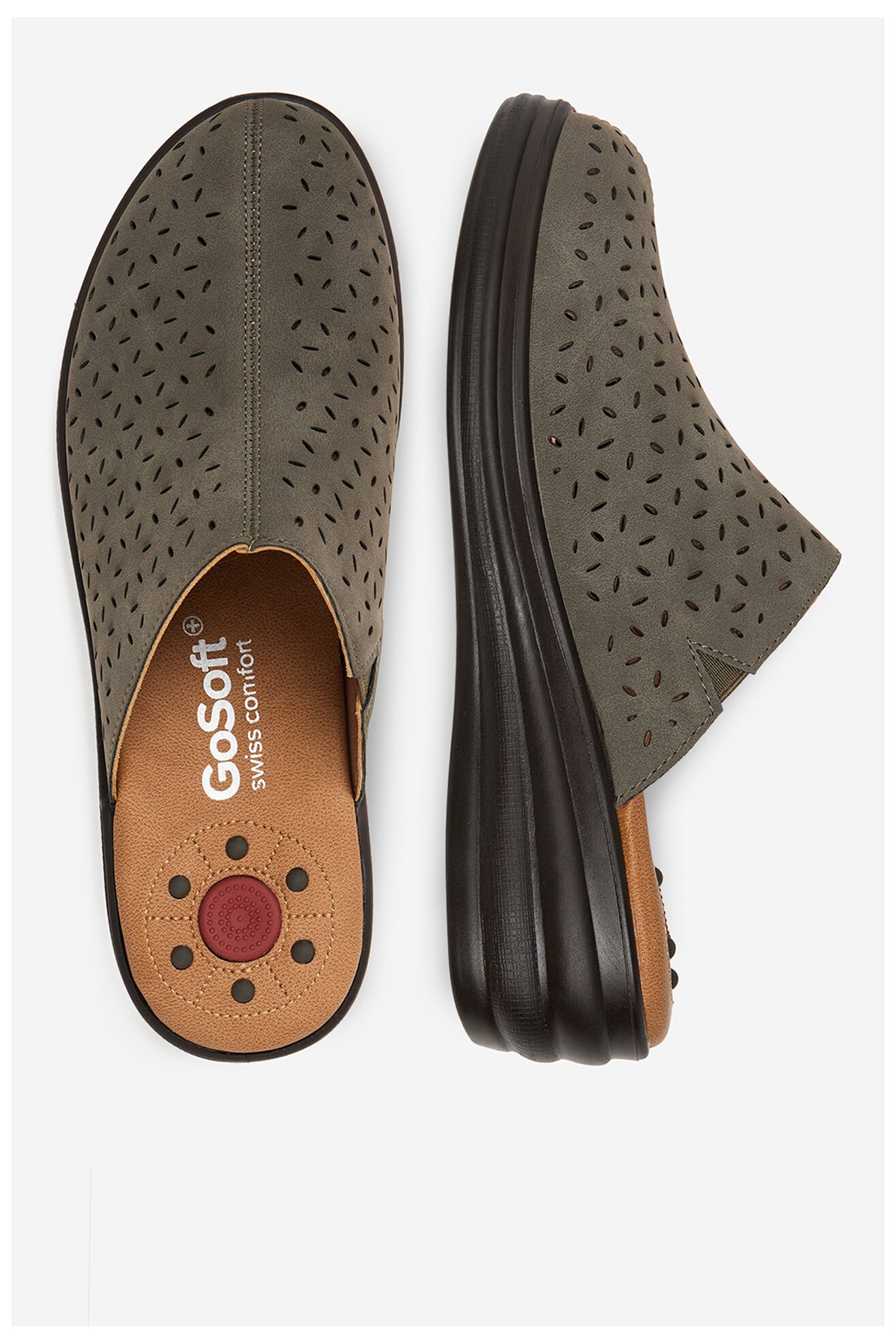 Pantofle Go Soft LA3J7701-7 ŠEDÁ