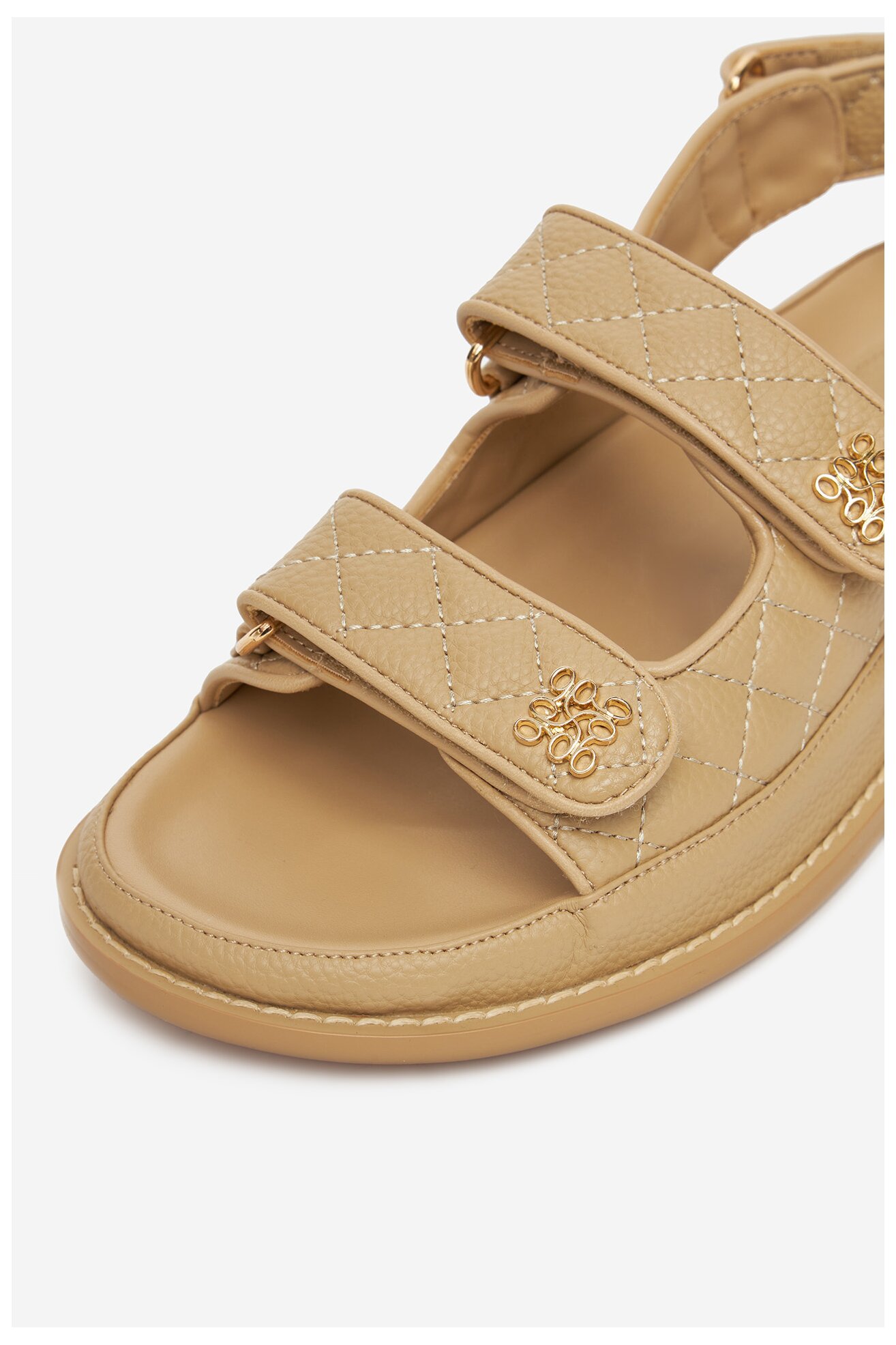 Sandały NINE WEST V1557-703-1 Beżowy