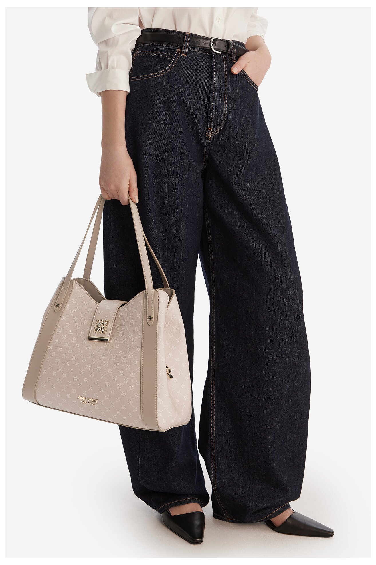 Torebka NINE WEST CEO-ONIRA-KY252 Szary