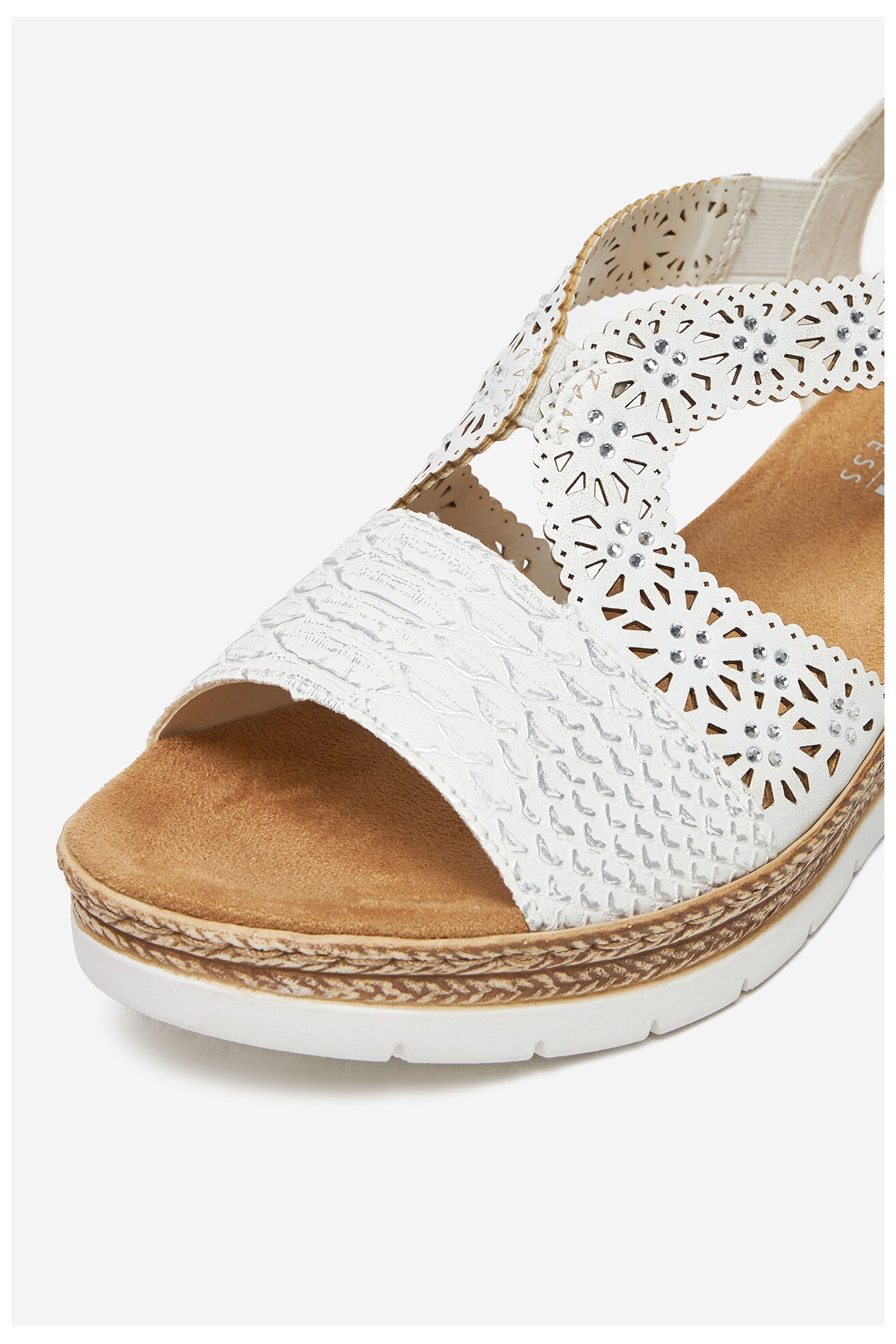 Sandały Rieker 61916-80 Biały