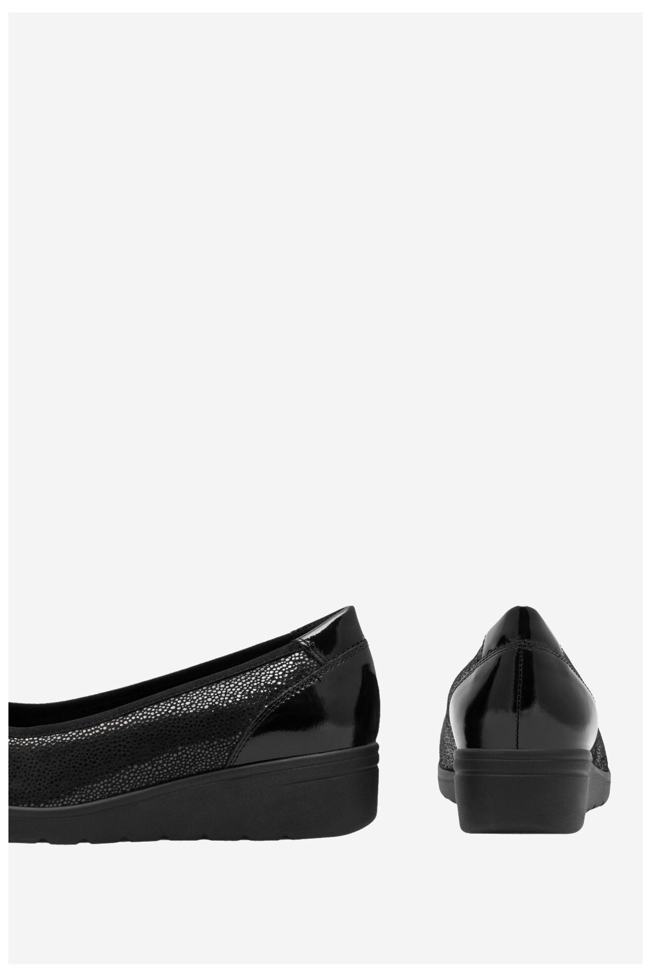 Baleríny Go Soft EST-2215-15 ČERNÁ