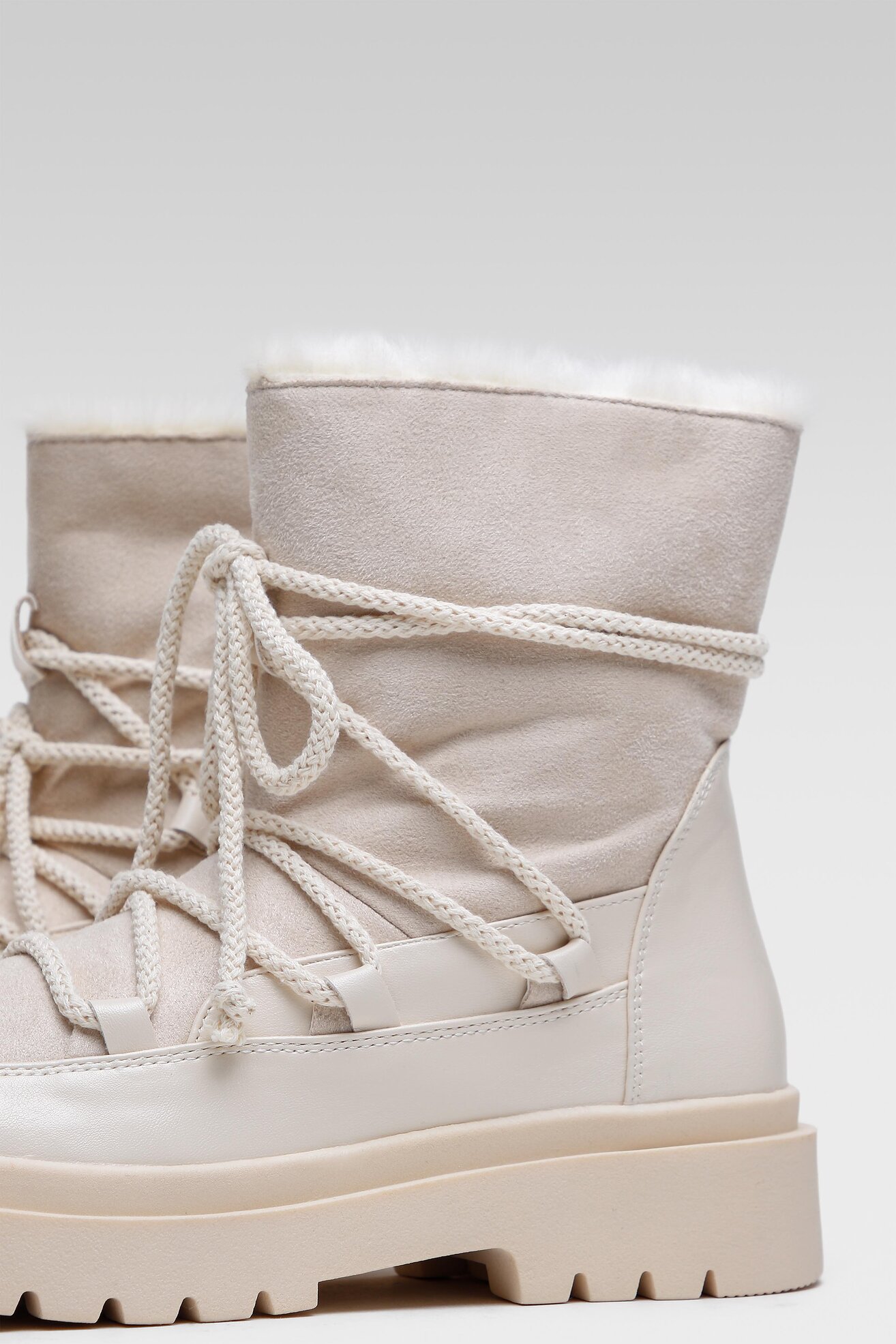 Botki DeeZee WS5609-06 Beżowy