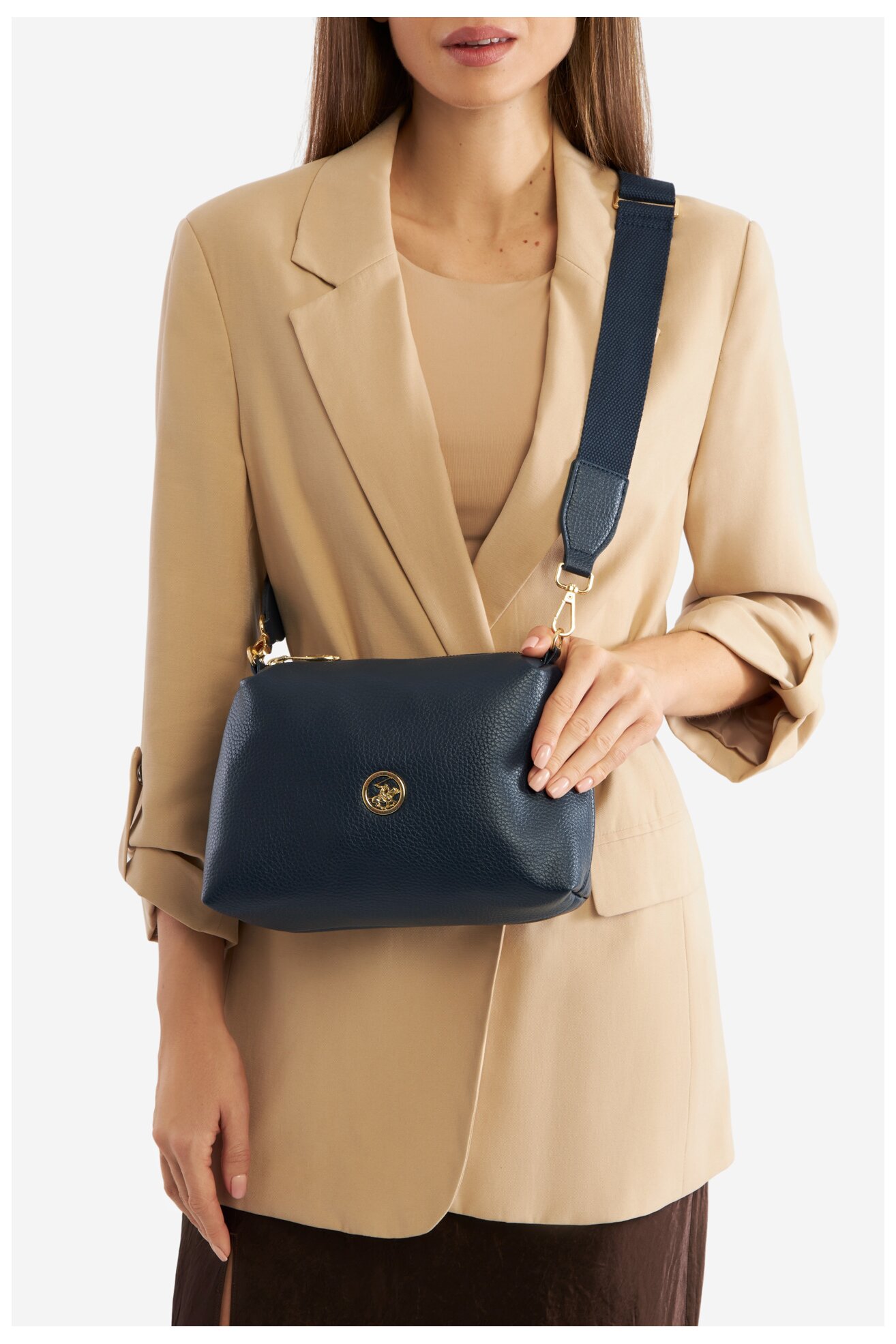 Дамска чанта Beverly Hills Polo Club BHPC-K-033-06 КОБАЛТОВО СИНЬО