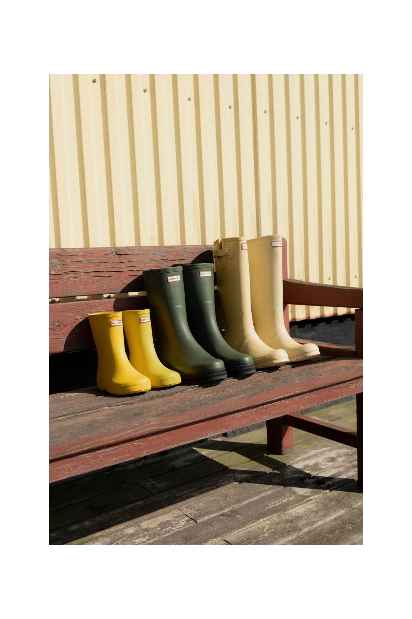 Gumicsizma HUNTER HFW-009 KHEKI