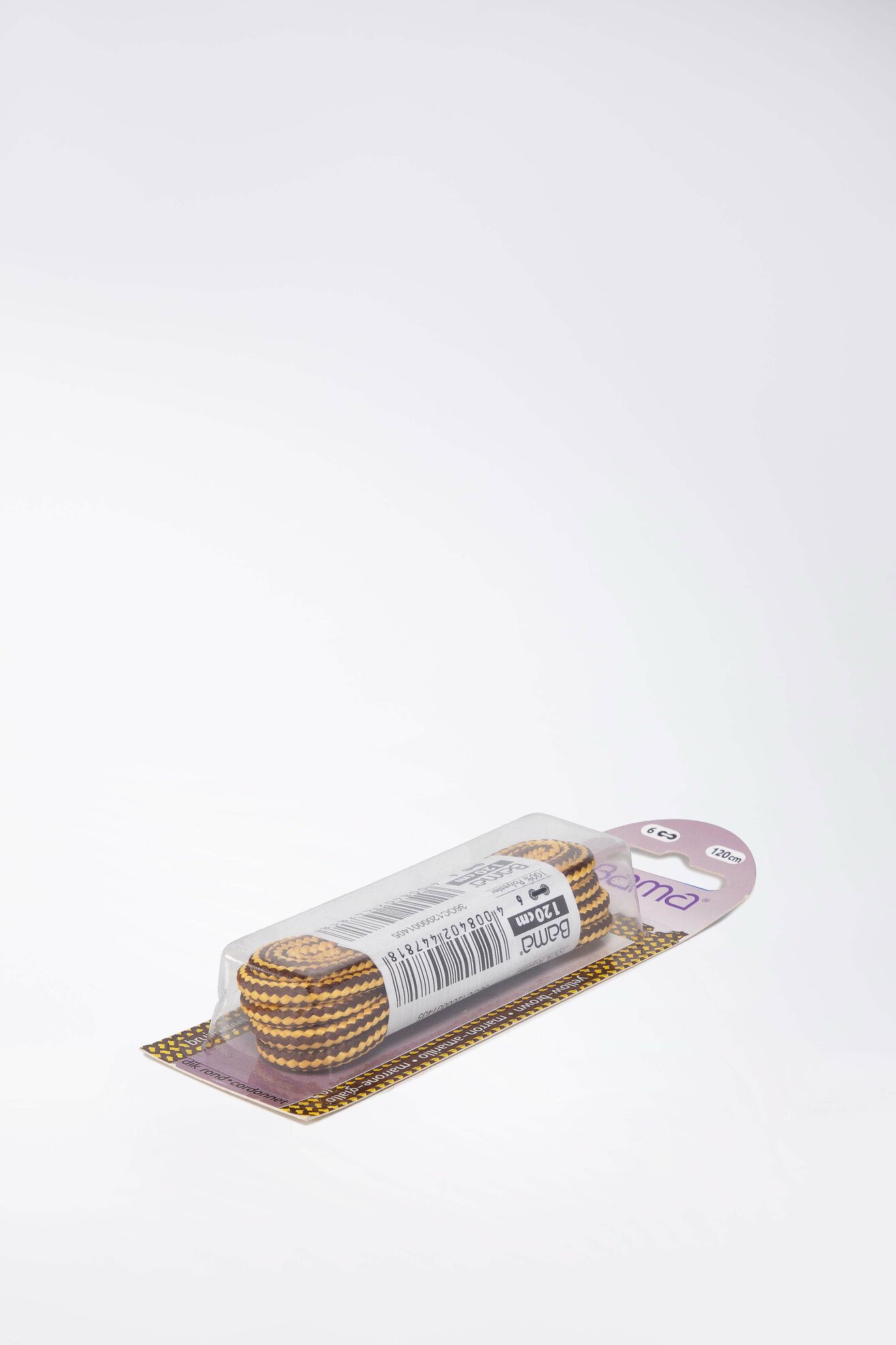 Sznurowadła BAMA BAMA SZNURÓWKI PLECIONE 120 Żółty