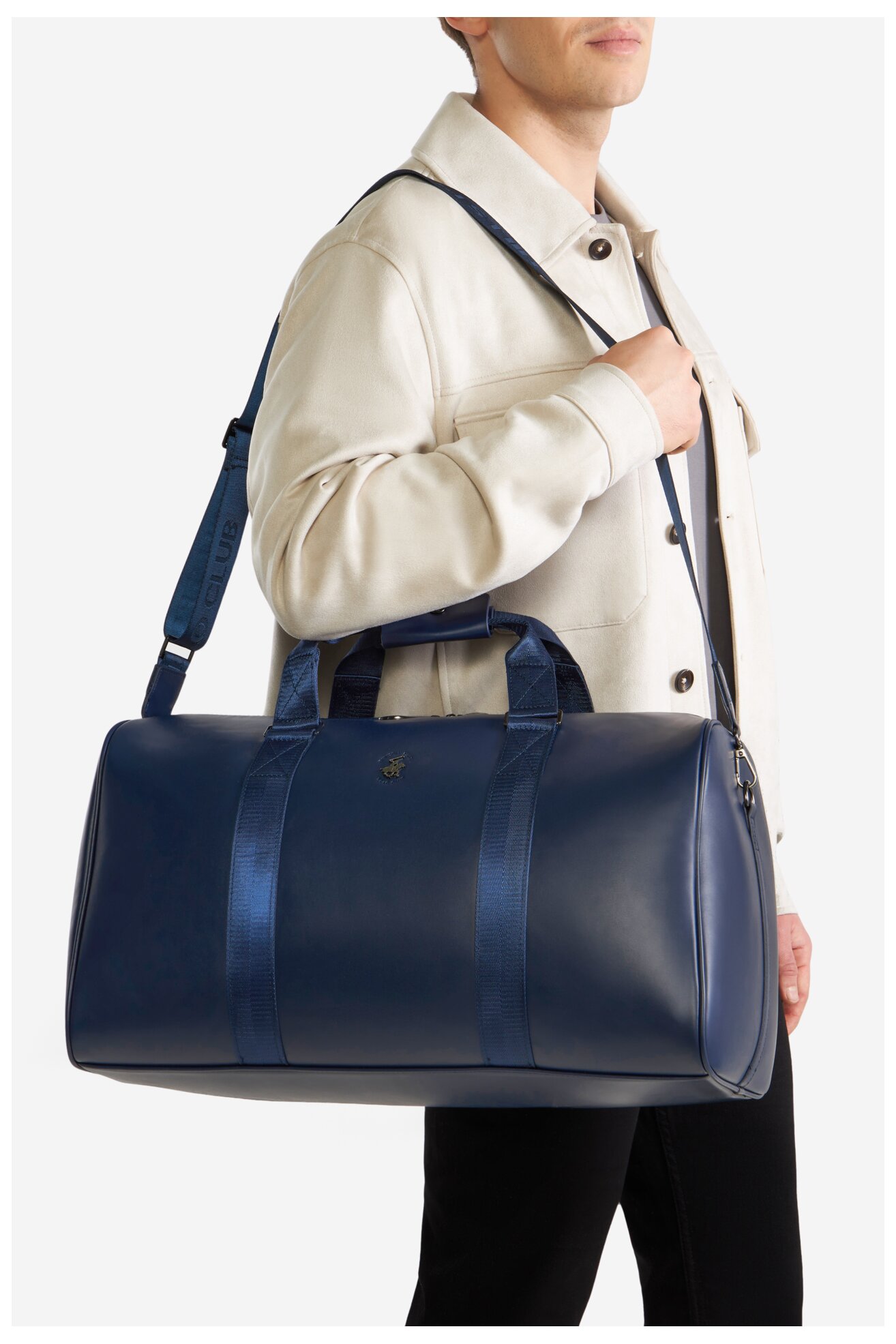 Мъжка чанта Beverly Hills Polo Club BHPC-L-015-07 КОБАЛТОВО СИНЬО