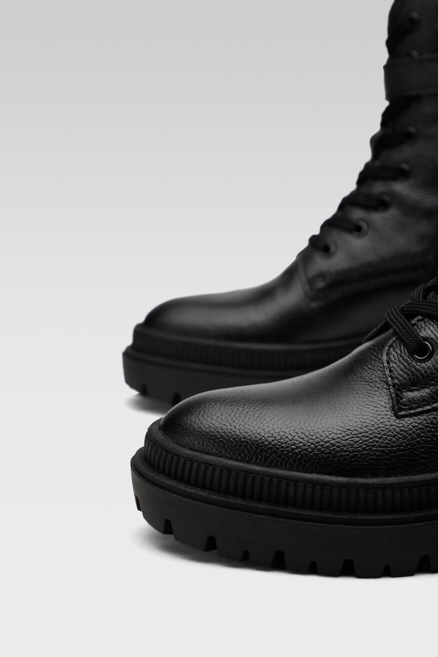 
                Lasocki - Trzewiki skórzane ocieplane - 5904248879099