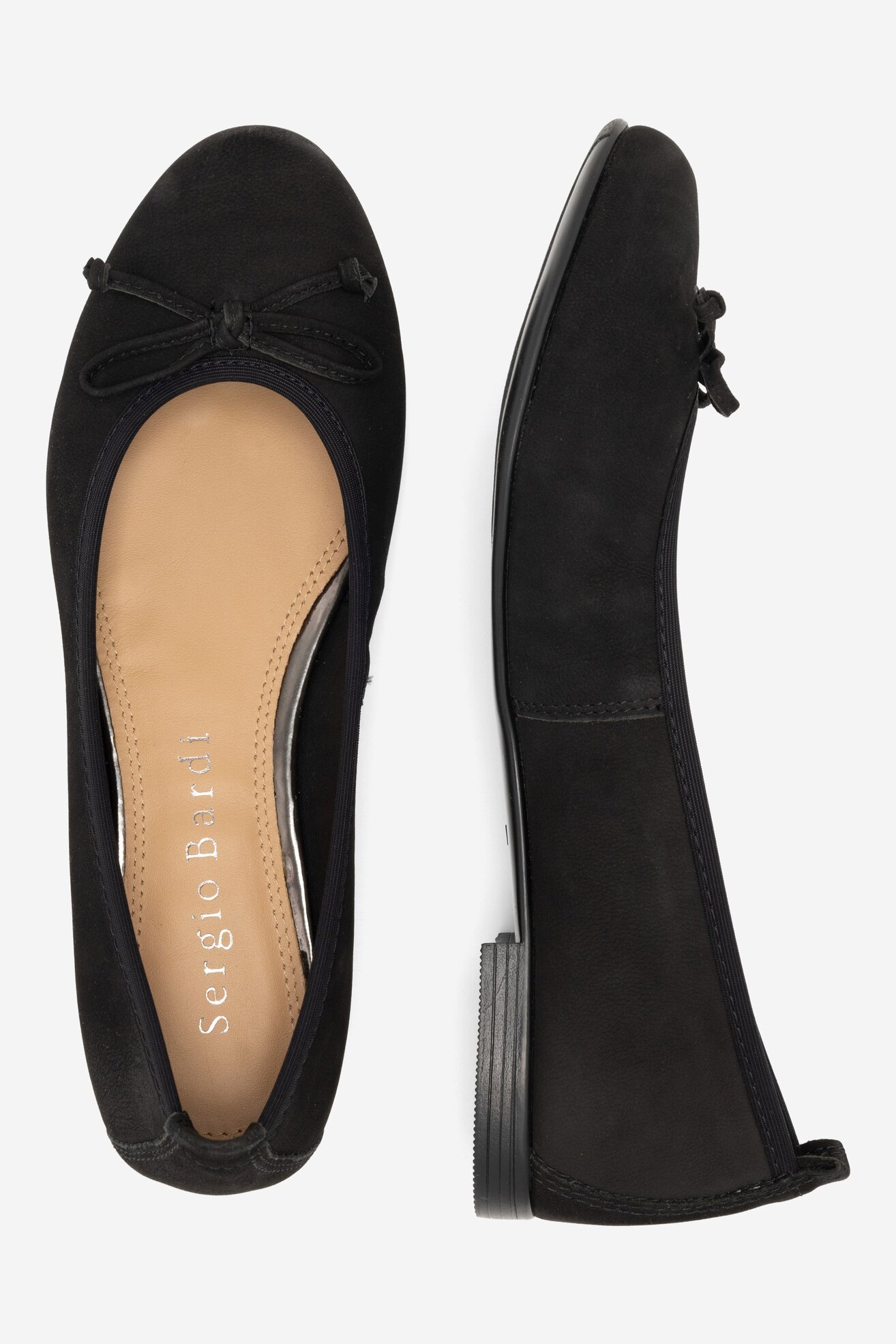 Baleriny Sergio Bardi RST-B1032-01SB Czarny