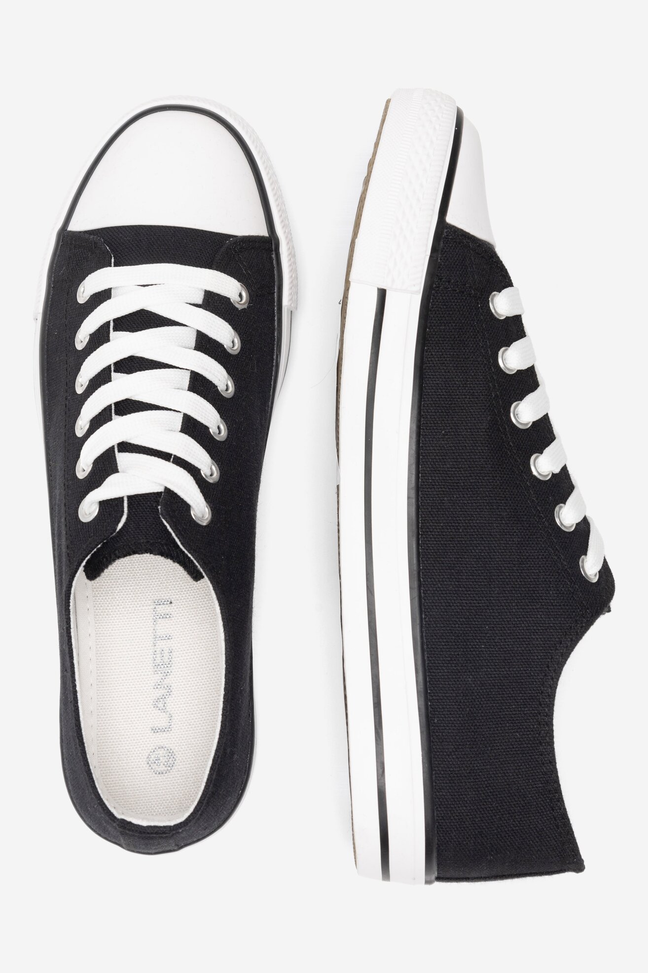 Plátěná obuv Lanetti MSS20503-01A ČERNÁ