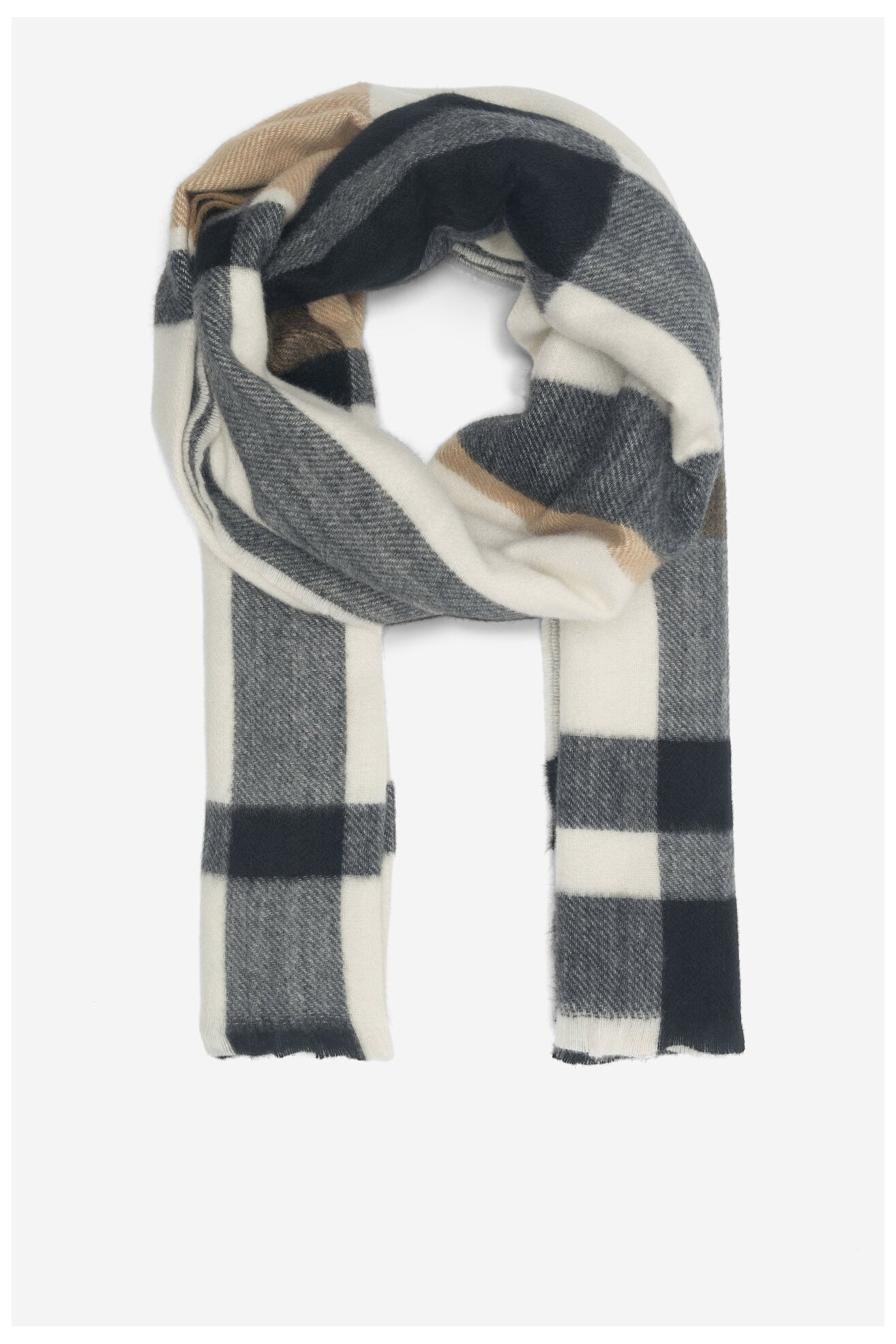 Ženski šal Jenny Fairy 4W4-003-AW23 BRAON