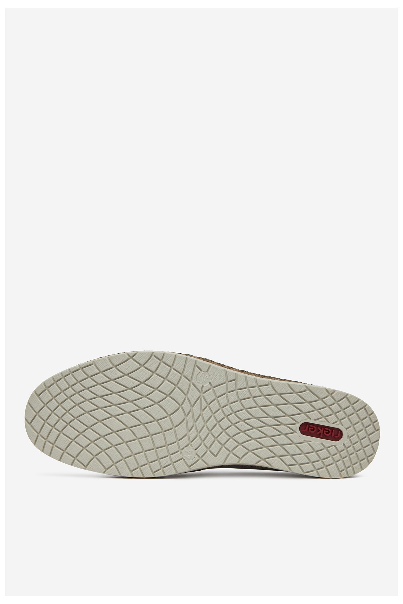 Espadryle Rieker B5265-43 Szary ciemny