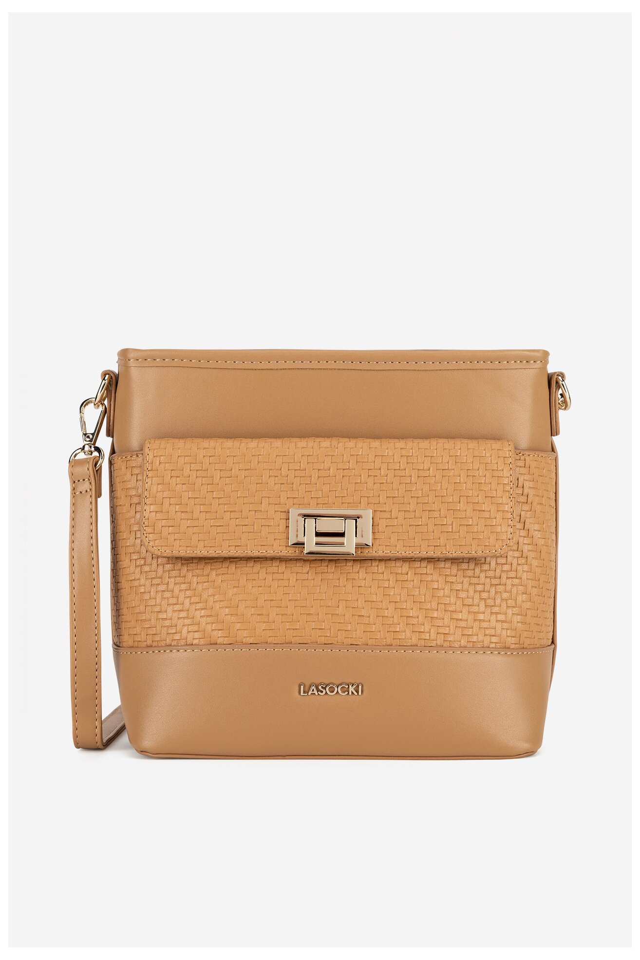 Дамска чанта Lasocki LSK-M-003-07 КАМЕЛ