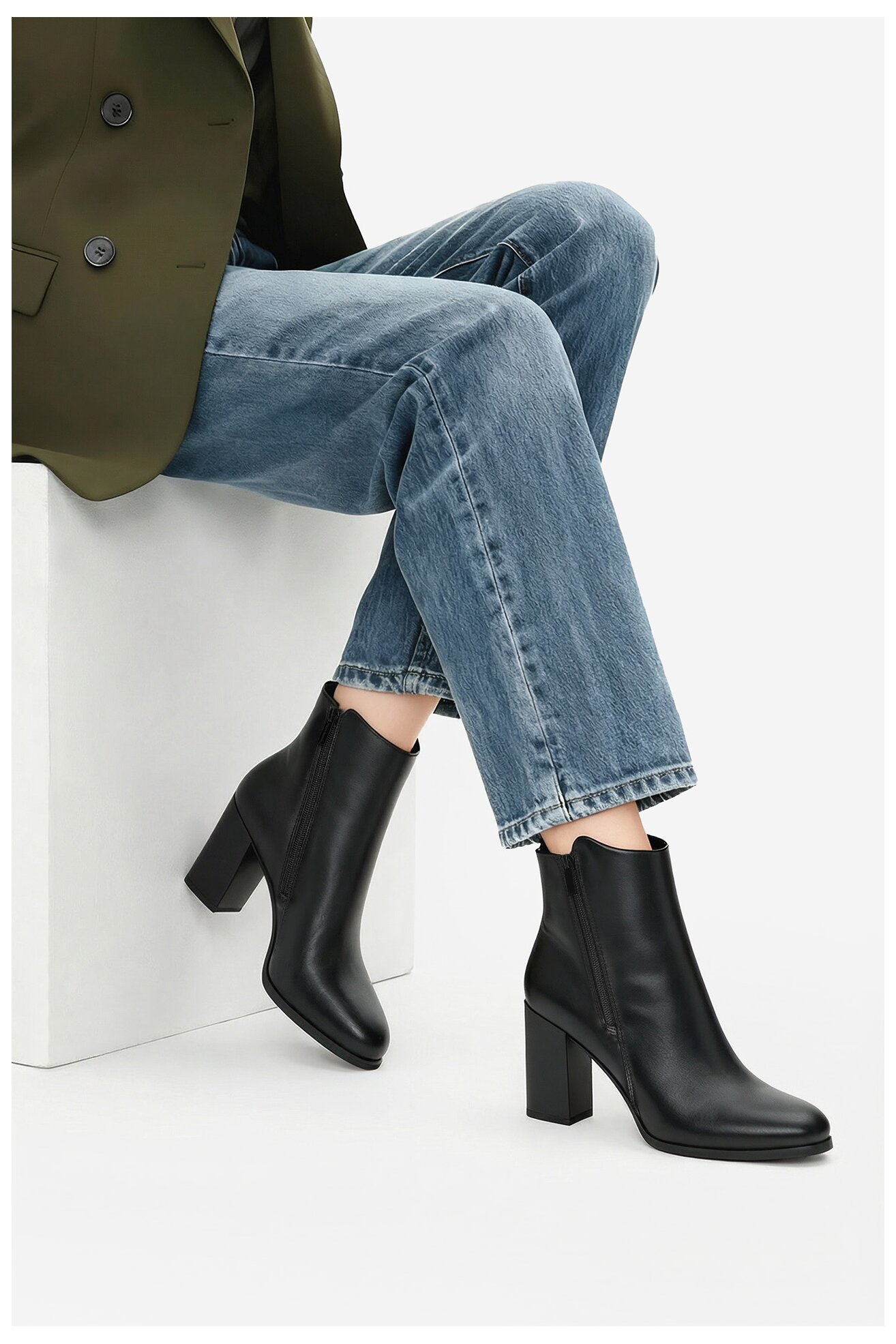 Bokacsizma Clara Barson CEO-WS19362-02 FEKETE