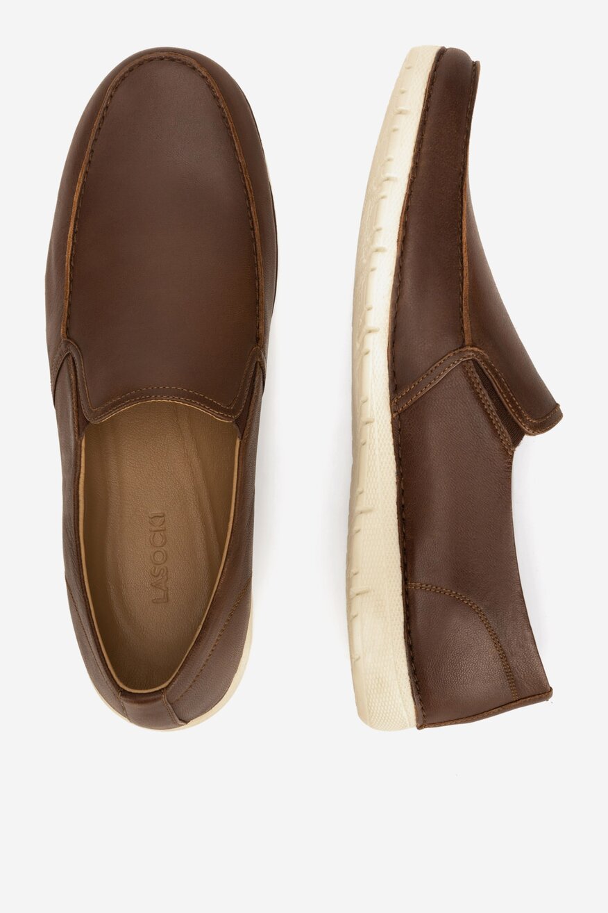 
                Lasocki - Mokasyny skórzane - 5905588723110