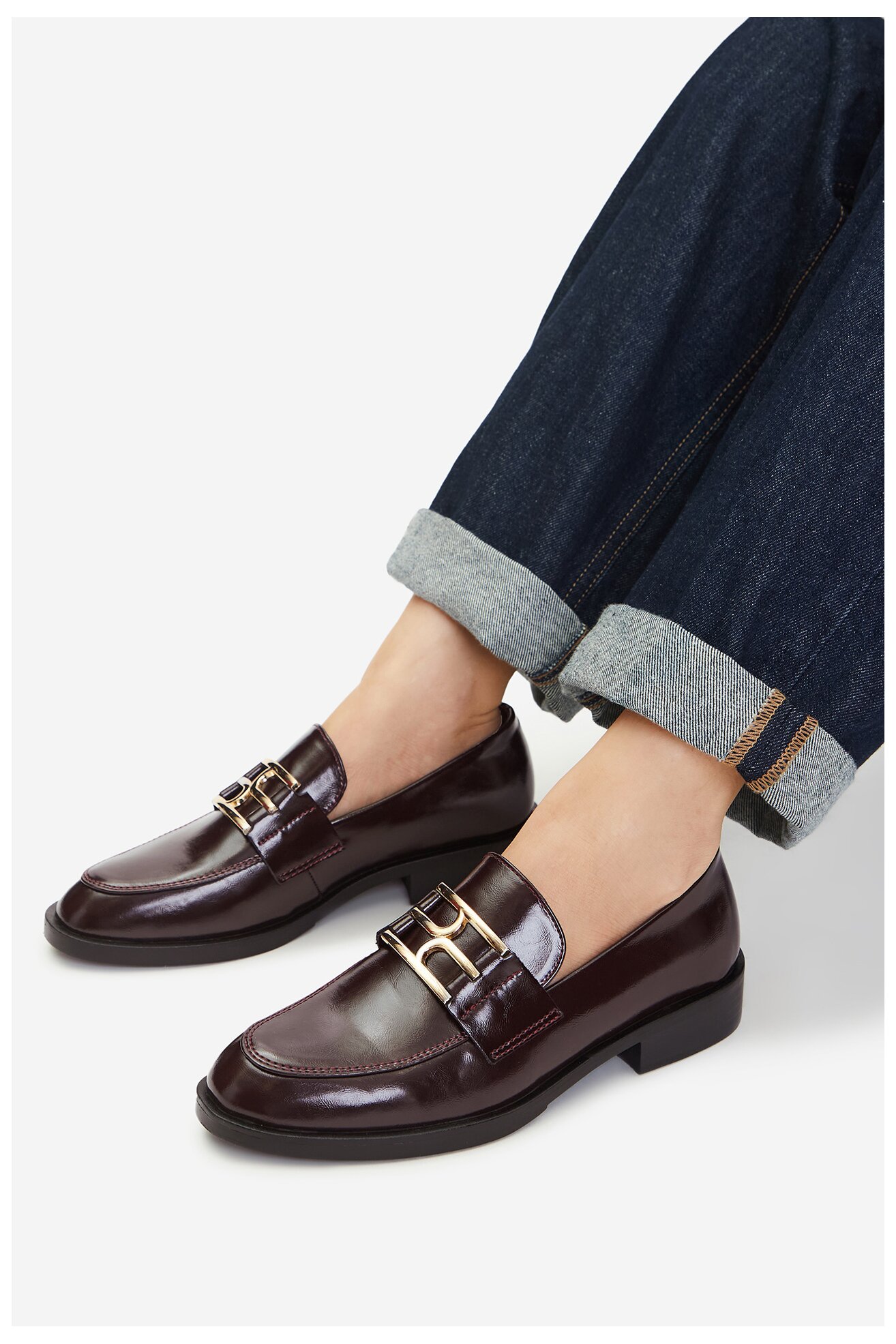 Мокасини Jenny CEO-HYF62303CS-1 БОРДО