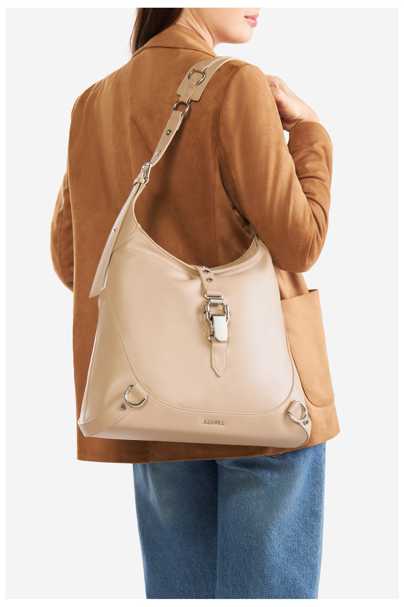 Torebka Badura BHA7955-BR Beżowy