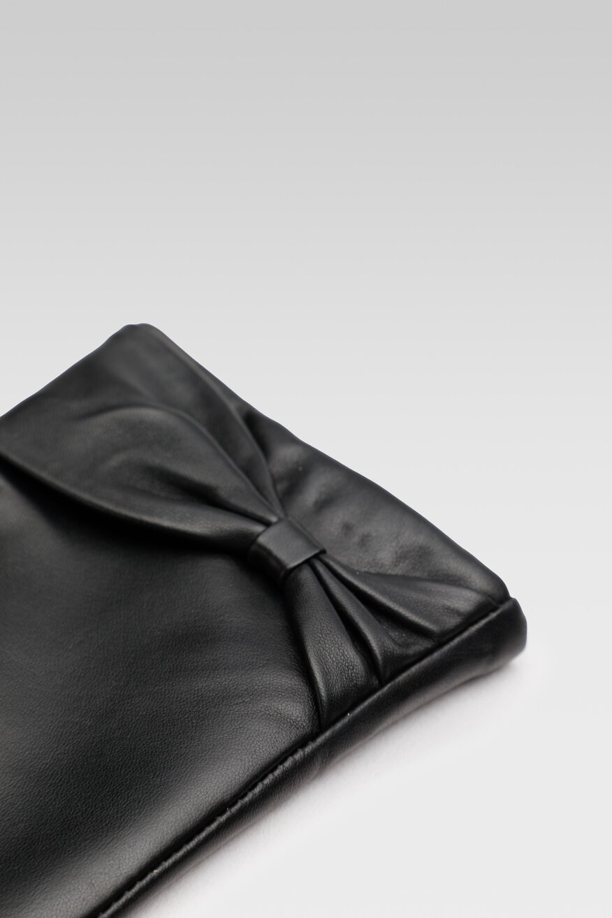 
                Lasocki - Rękawiczki damskie skórzane czarne - 5904248876517