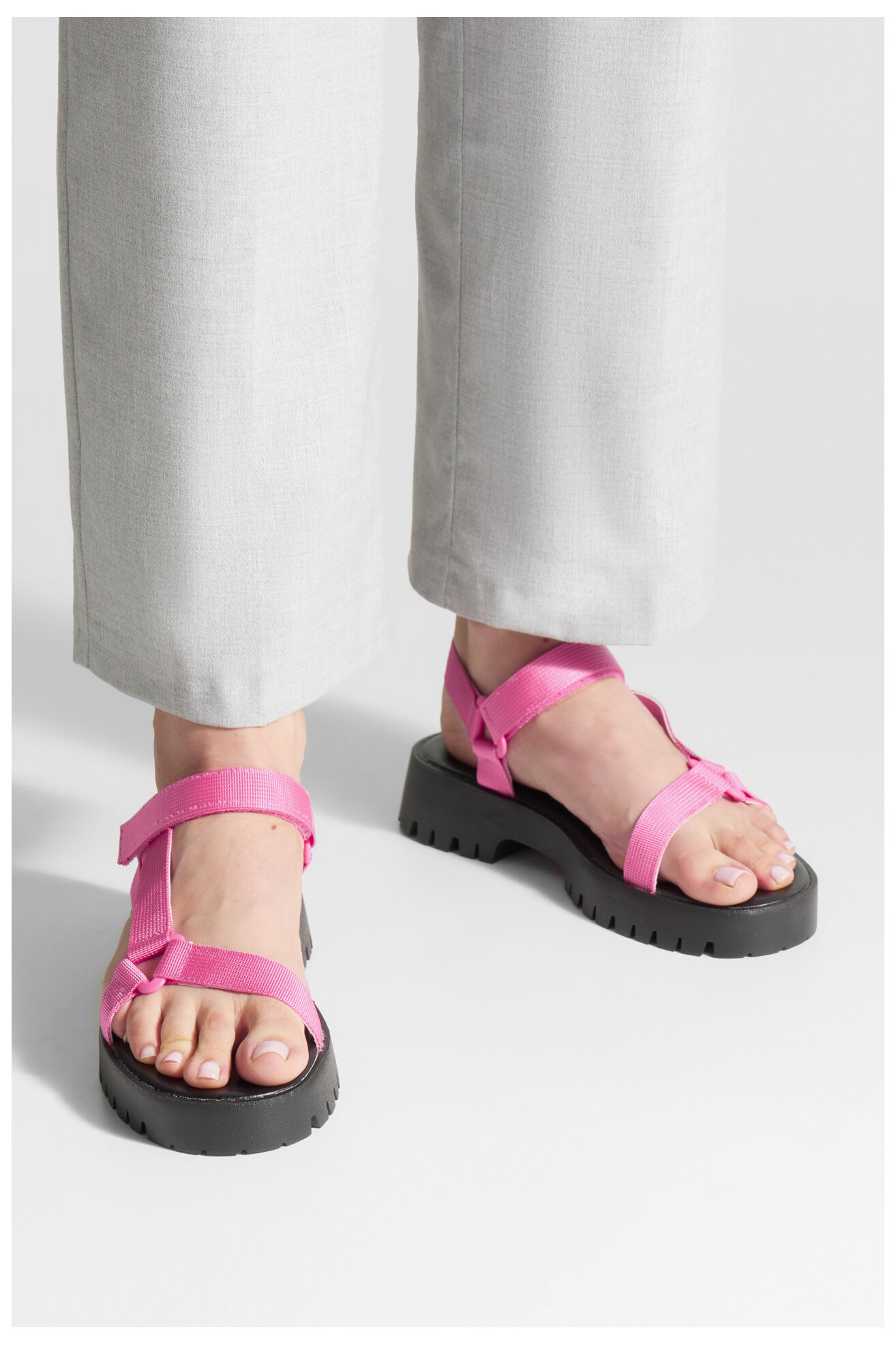 Sandály Jenny Fairy JD23-0417-56 TMAVĚ RŮŽOVÁ