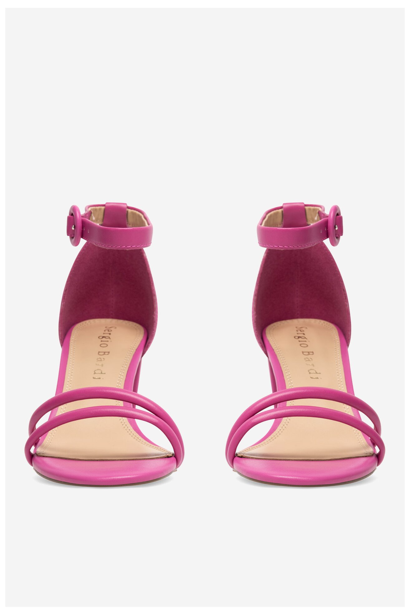 Sandały Sergio Bardi WYL3800-1Z-SB Różowy ciemny