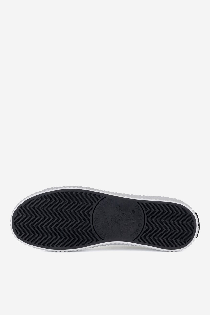 Pantofi pânză Beverly Hills Polo Club ALB - 5905588811312